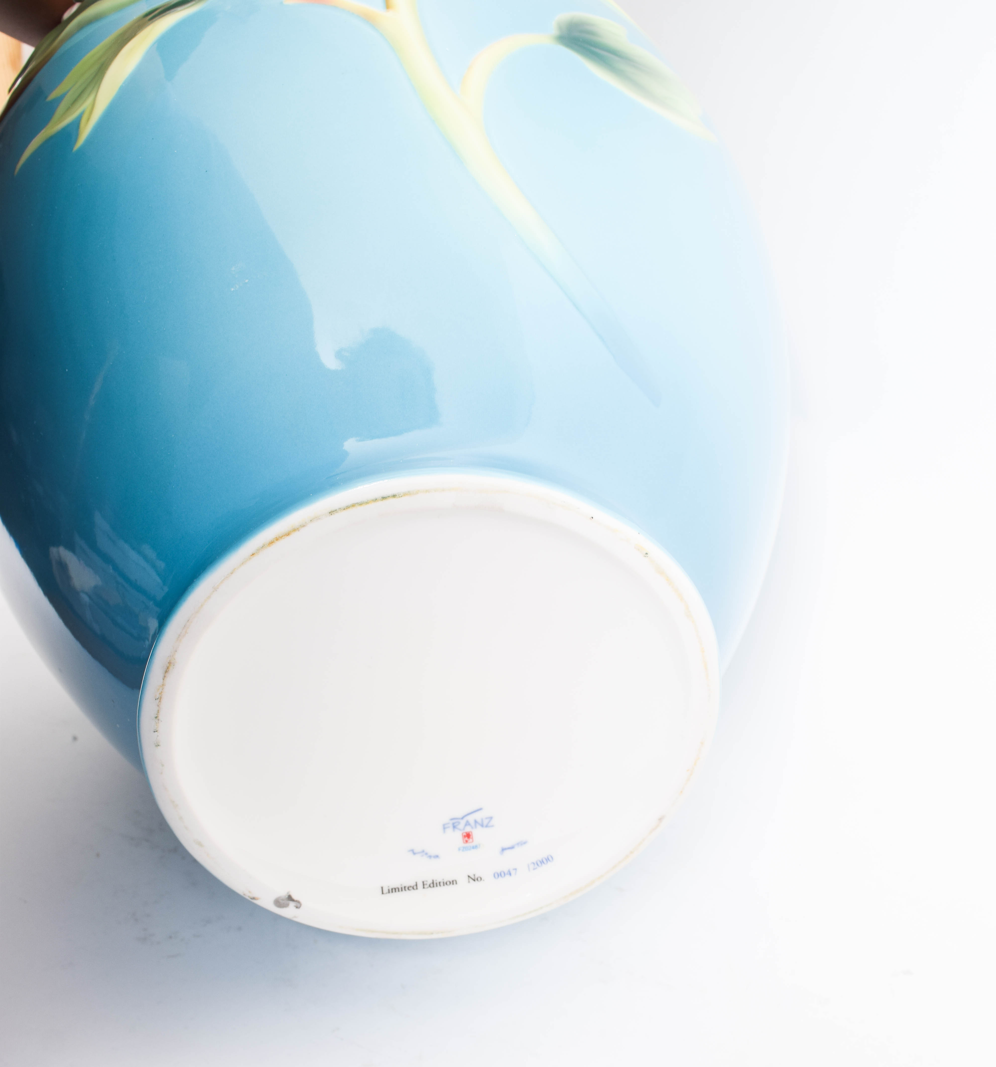 Franz Porcelain Collection Limited Edition "Peony" Vase