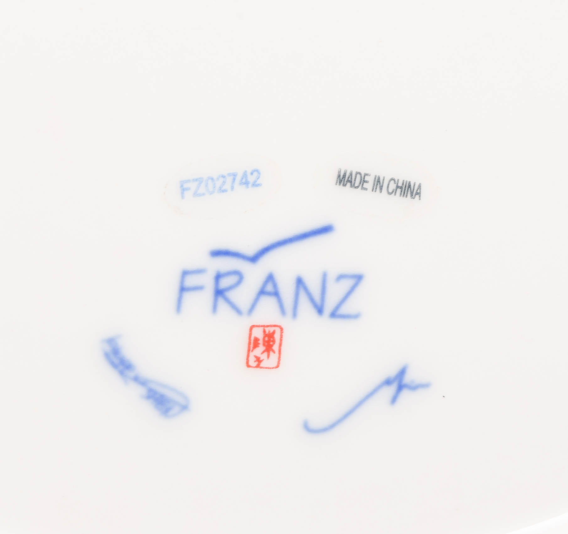 Franz Porcelain Collection "Venice Peony" Cake Plate