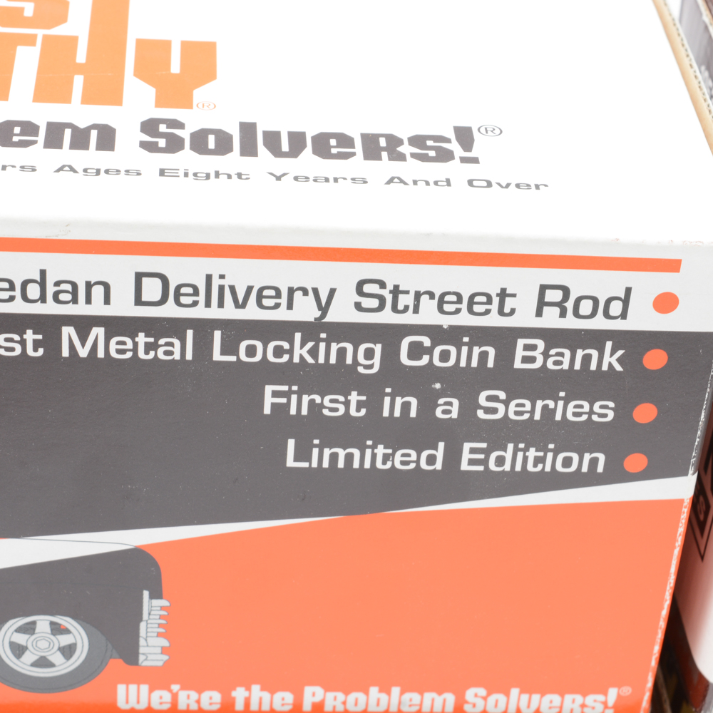 Trust Worthy Die-Cast Metal Model Car Coin Bank Collection