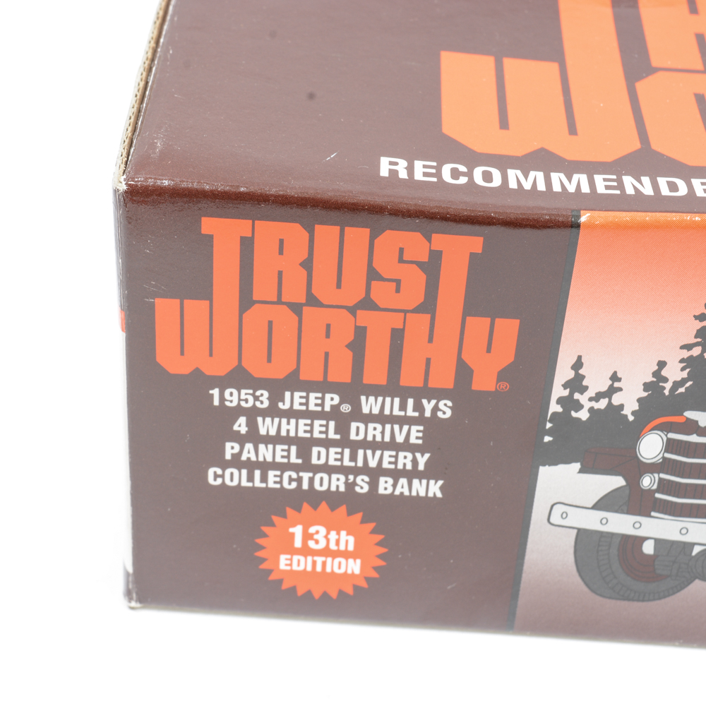 Trust Worthy Die-Cast Metal Model Car Coin Bank Collection