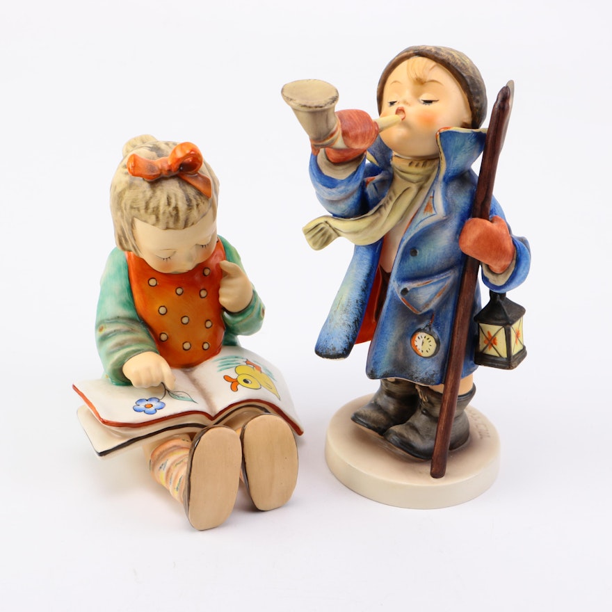 Circa 1960s Goebel Porcelain Figurines