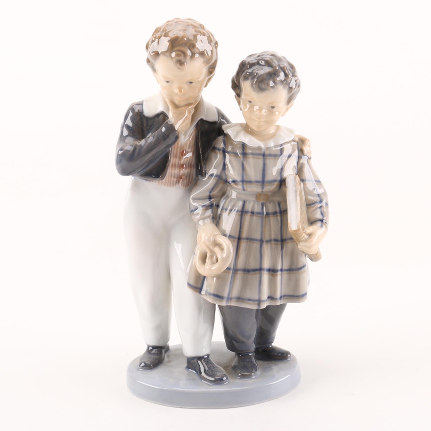 Royal Copenhagen 'Flight to America' Figurine