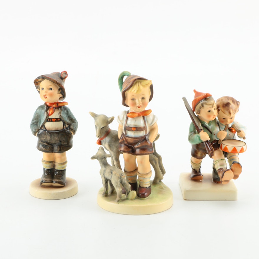 Porcelain Goebel Hummel Figurines of Children