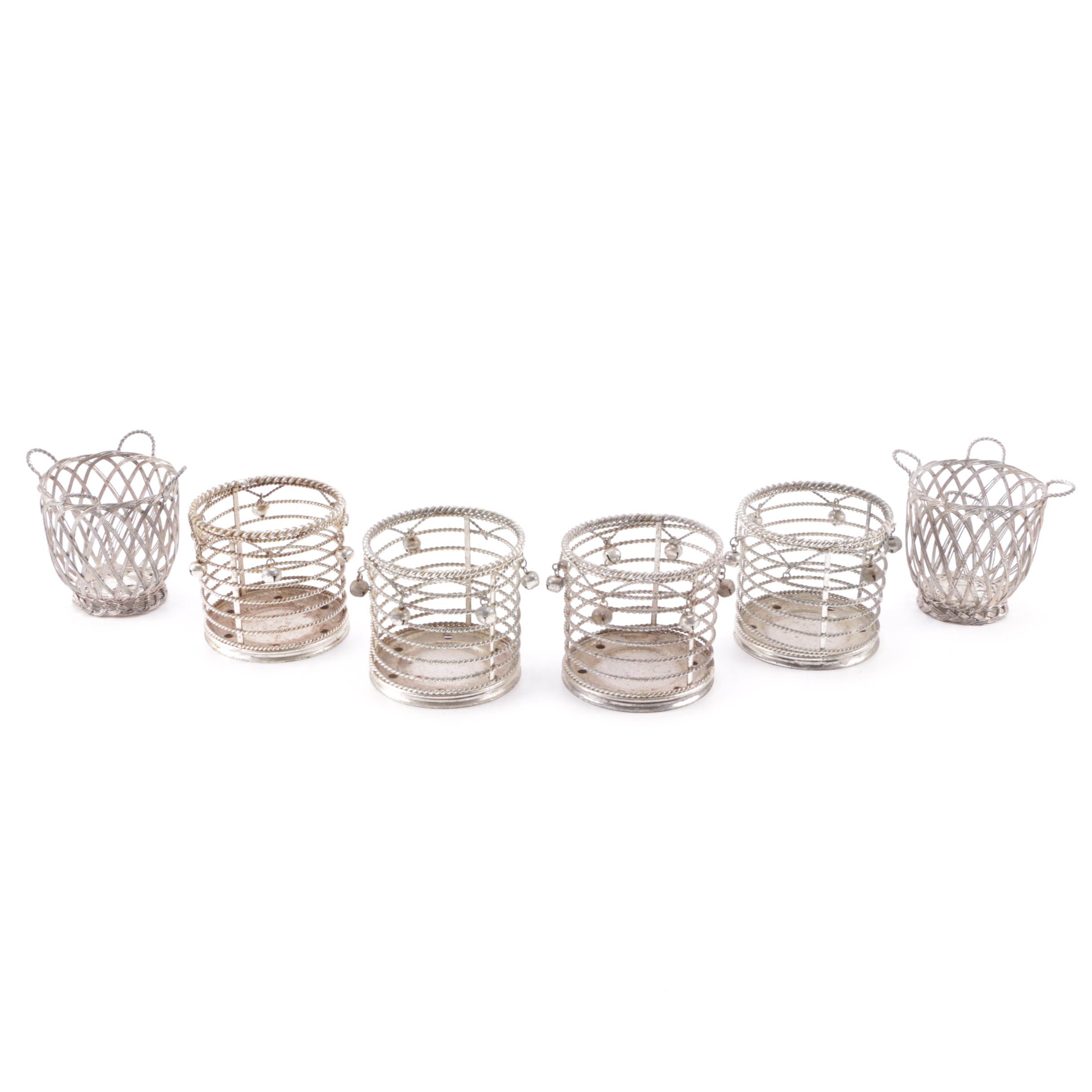 Department 56 Silver Plated Votive Holders