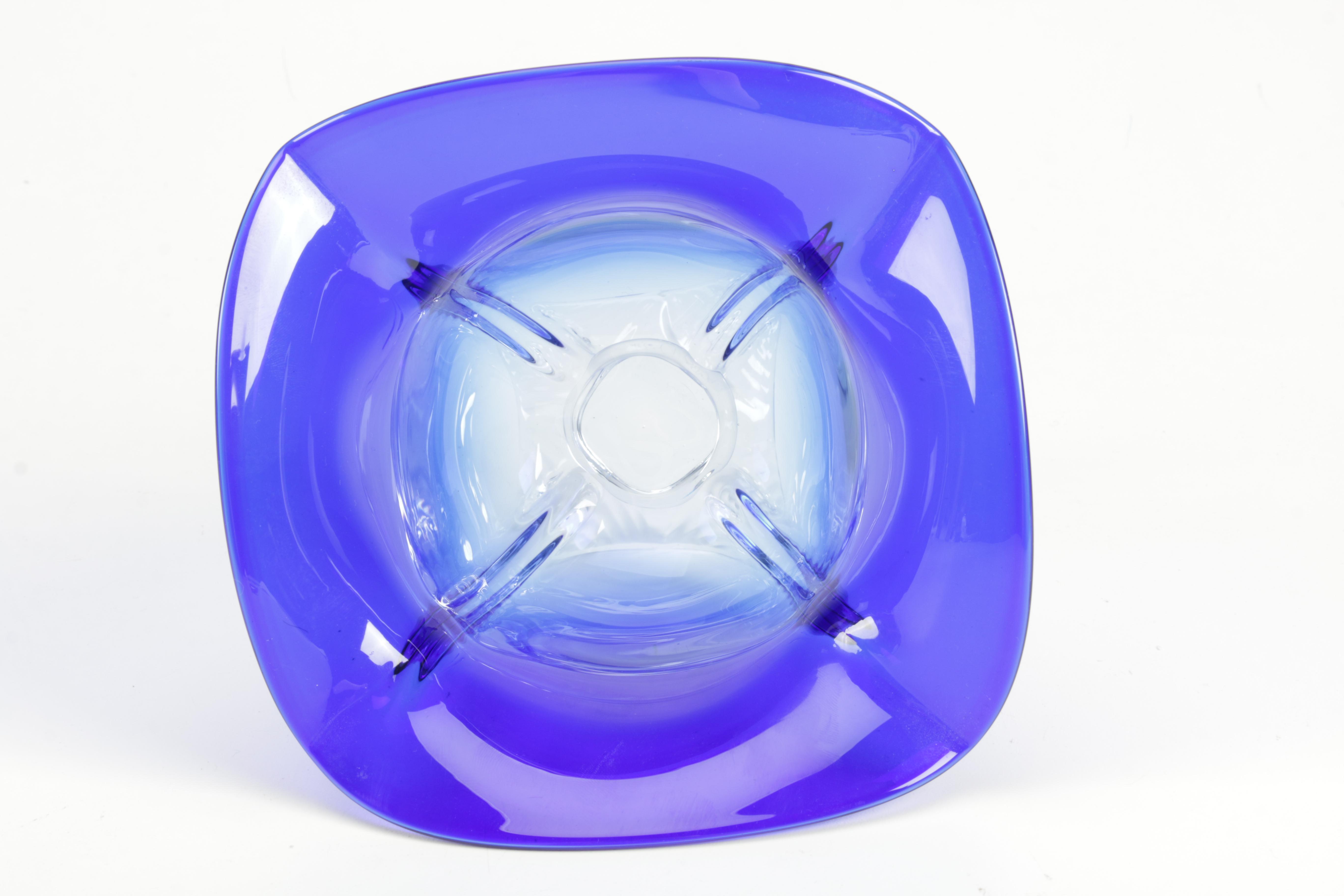 Hand Blown Studio Art Glass Vase by Robinson Scot