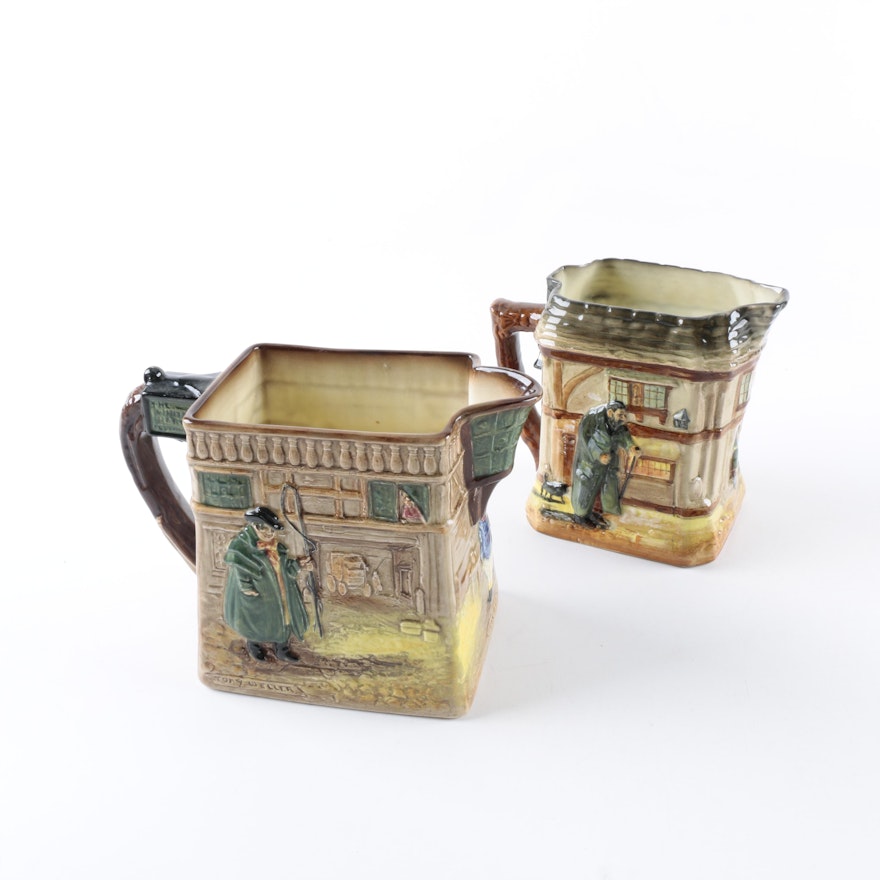 Royal Doulton Charles Dickens Themed Pitchers