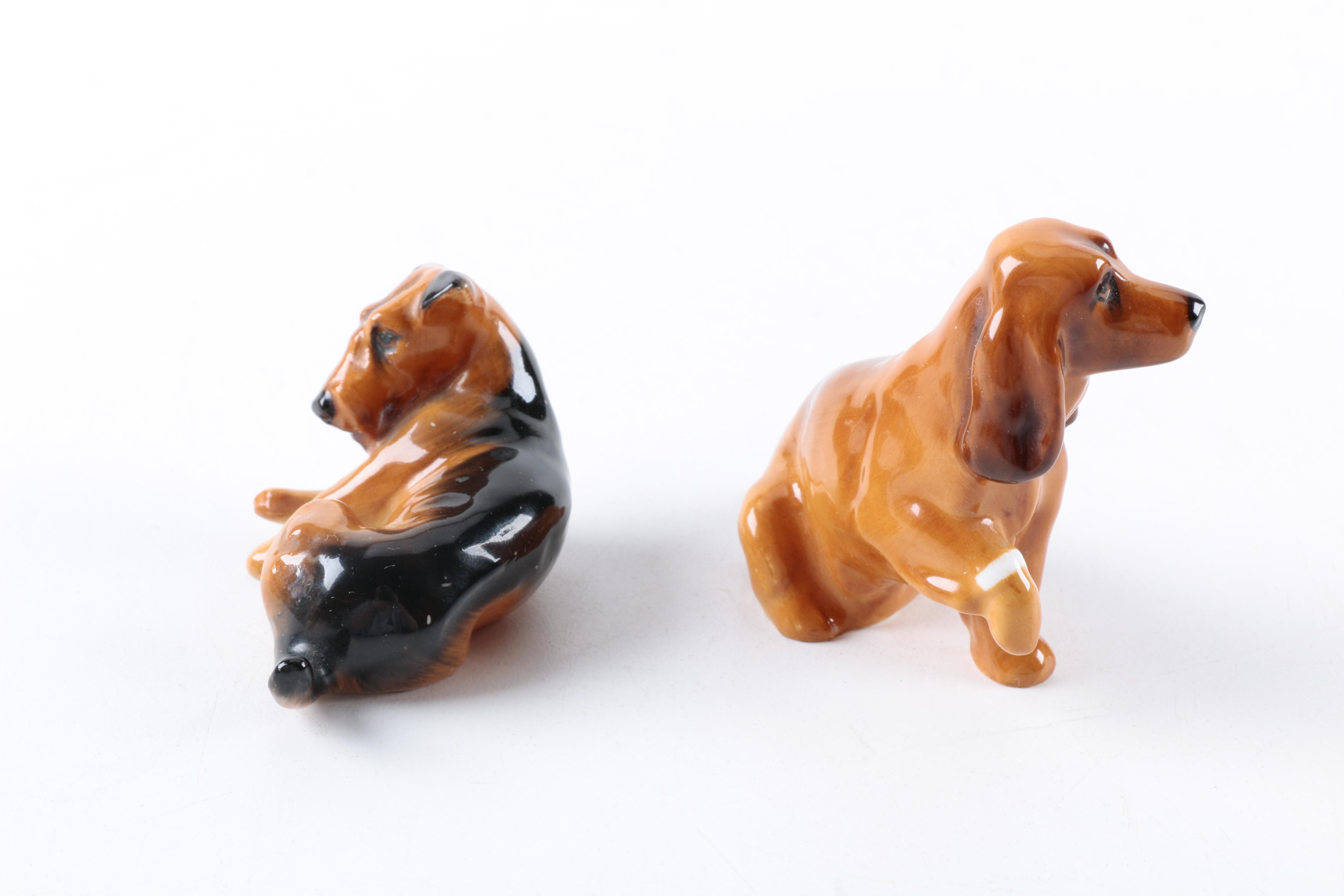 Royal Doulton cat and dog figures