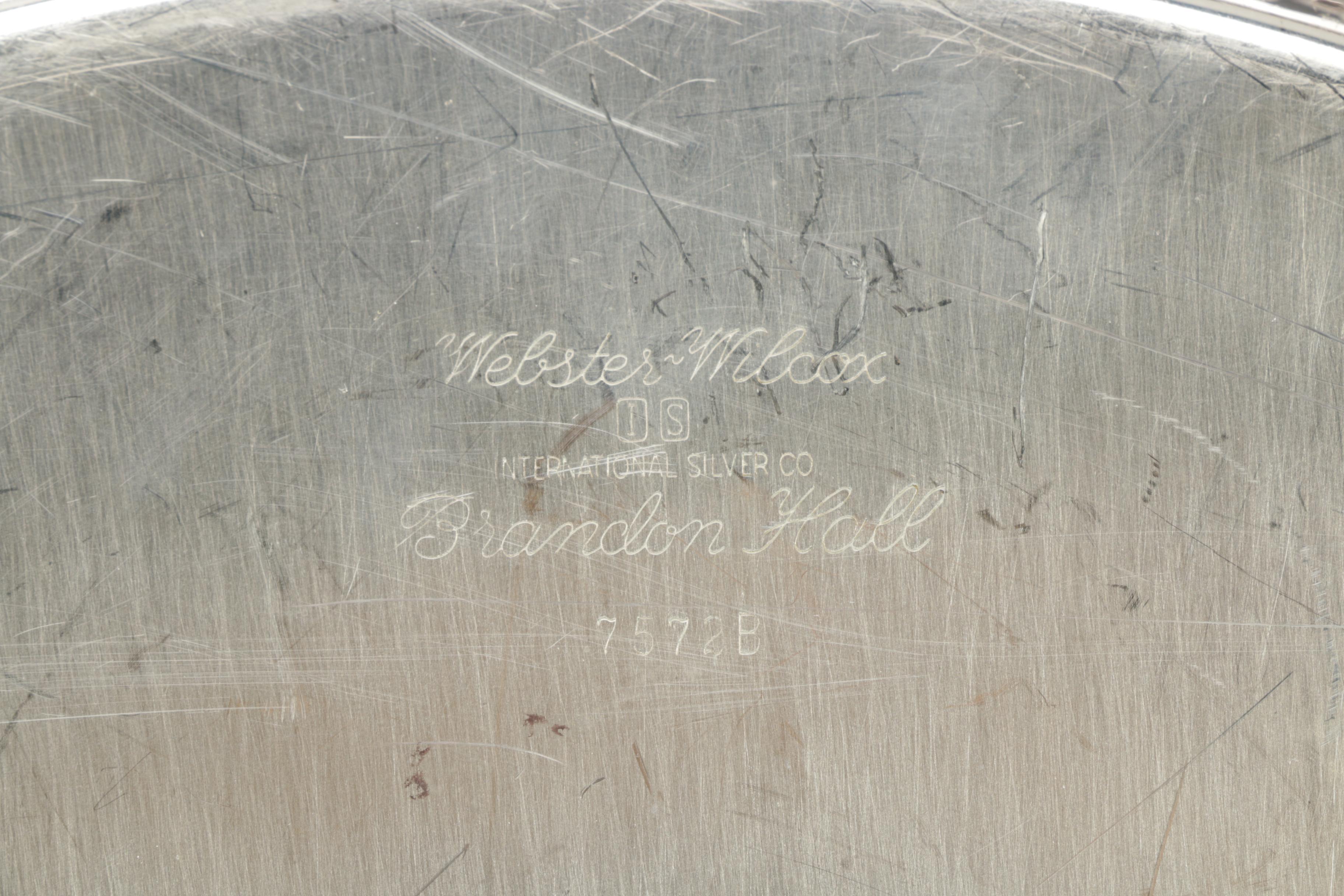 Plated Silver Serveware Featuring Webster-Wilcox