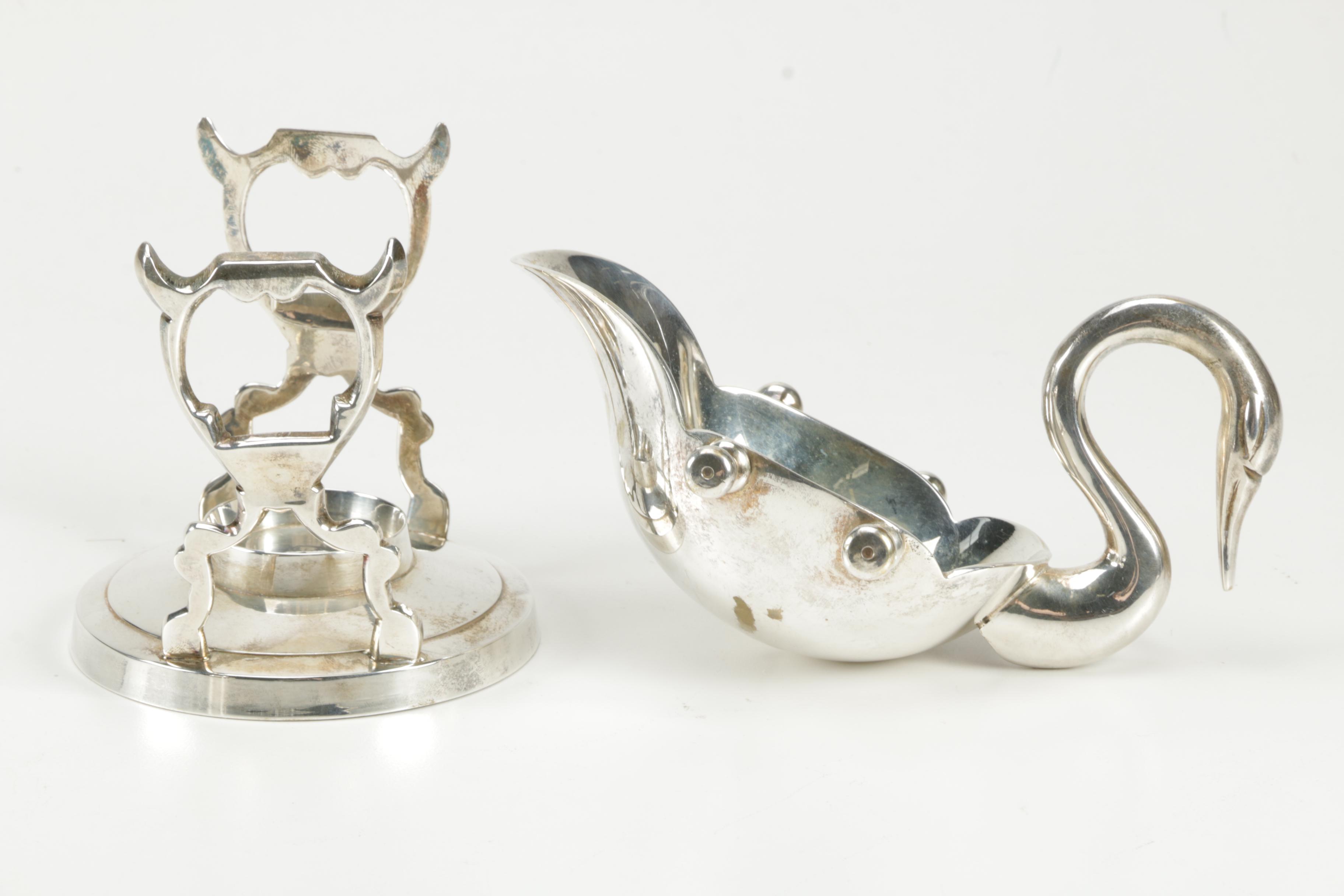 Plated Silver Serveware Featuring Webster-Wilcox