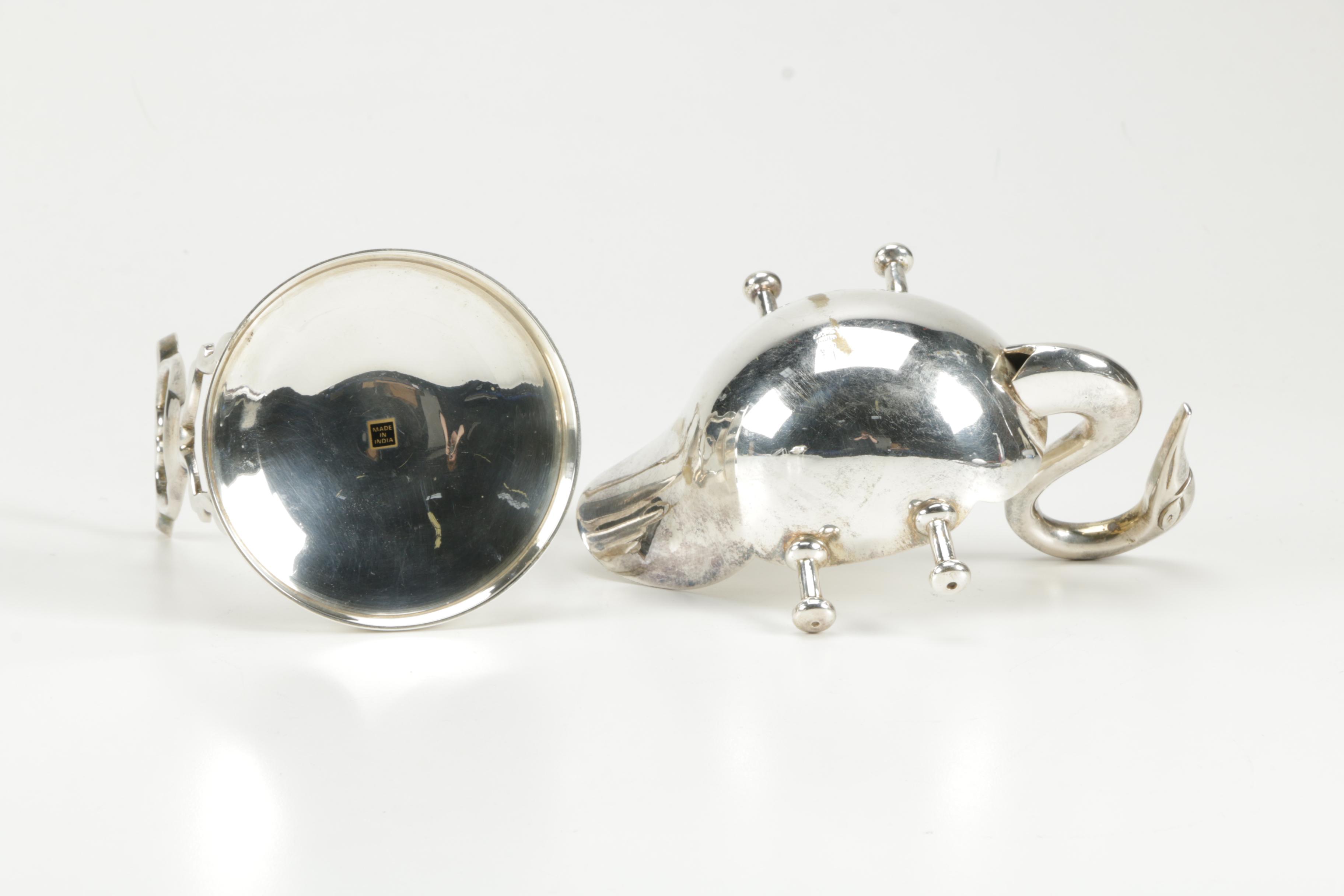 Plated Silver Serveware Featuring Webster-Wilcox