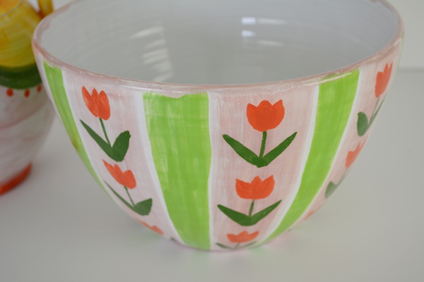 Festin Coquin French Art Pottery Pitcher and Bowl