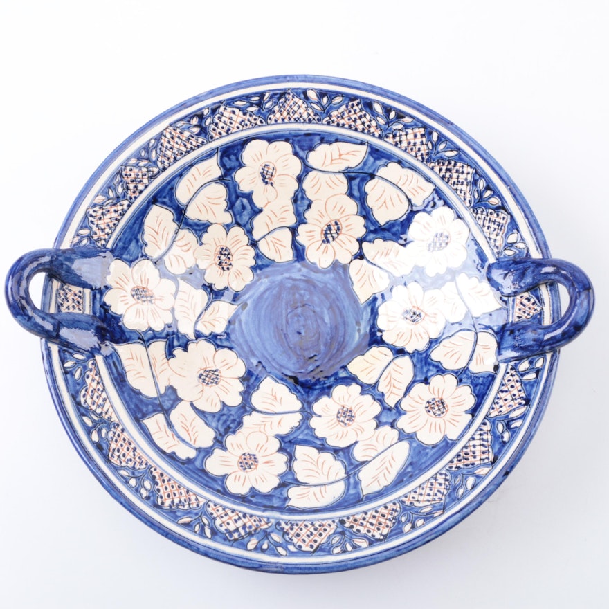 Hand Painted Portuguese Decorative Bowl