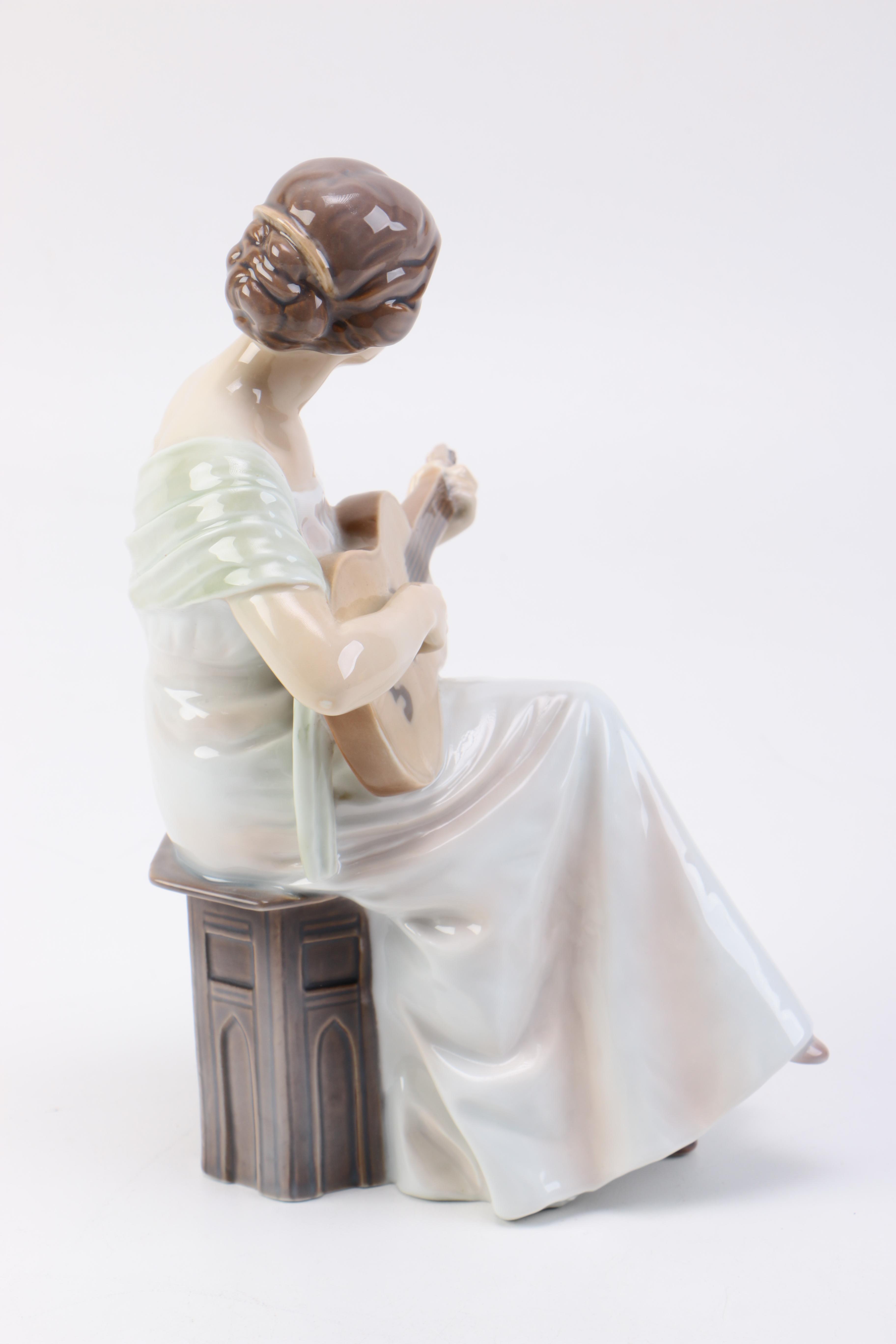 Bing & Grondahl "Woman with Guitar" Figurine
