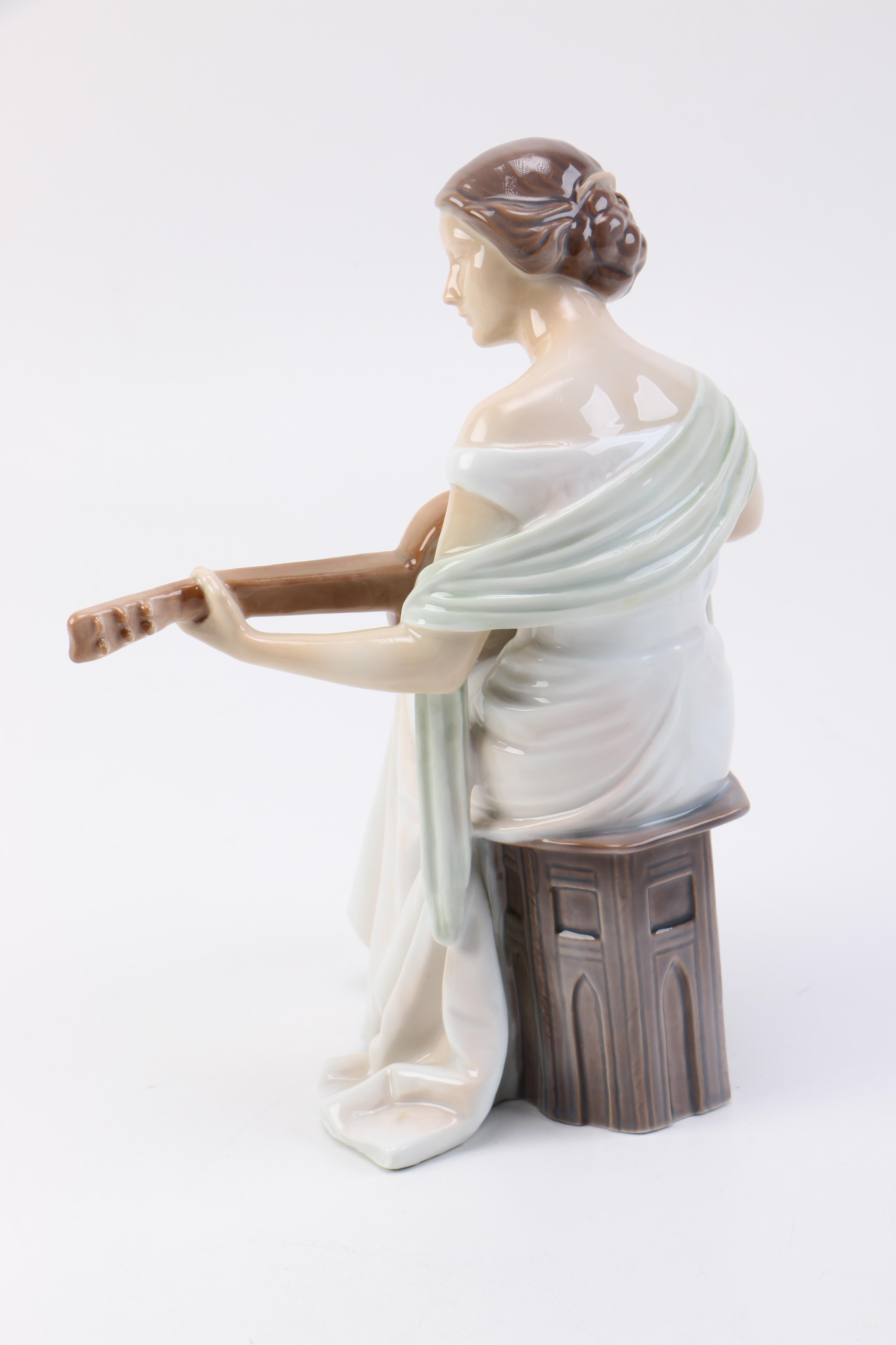 Bing & Grondahl "Woman with Guitar" Figurine