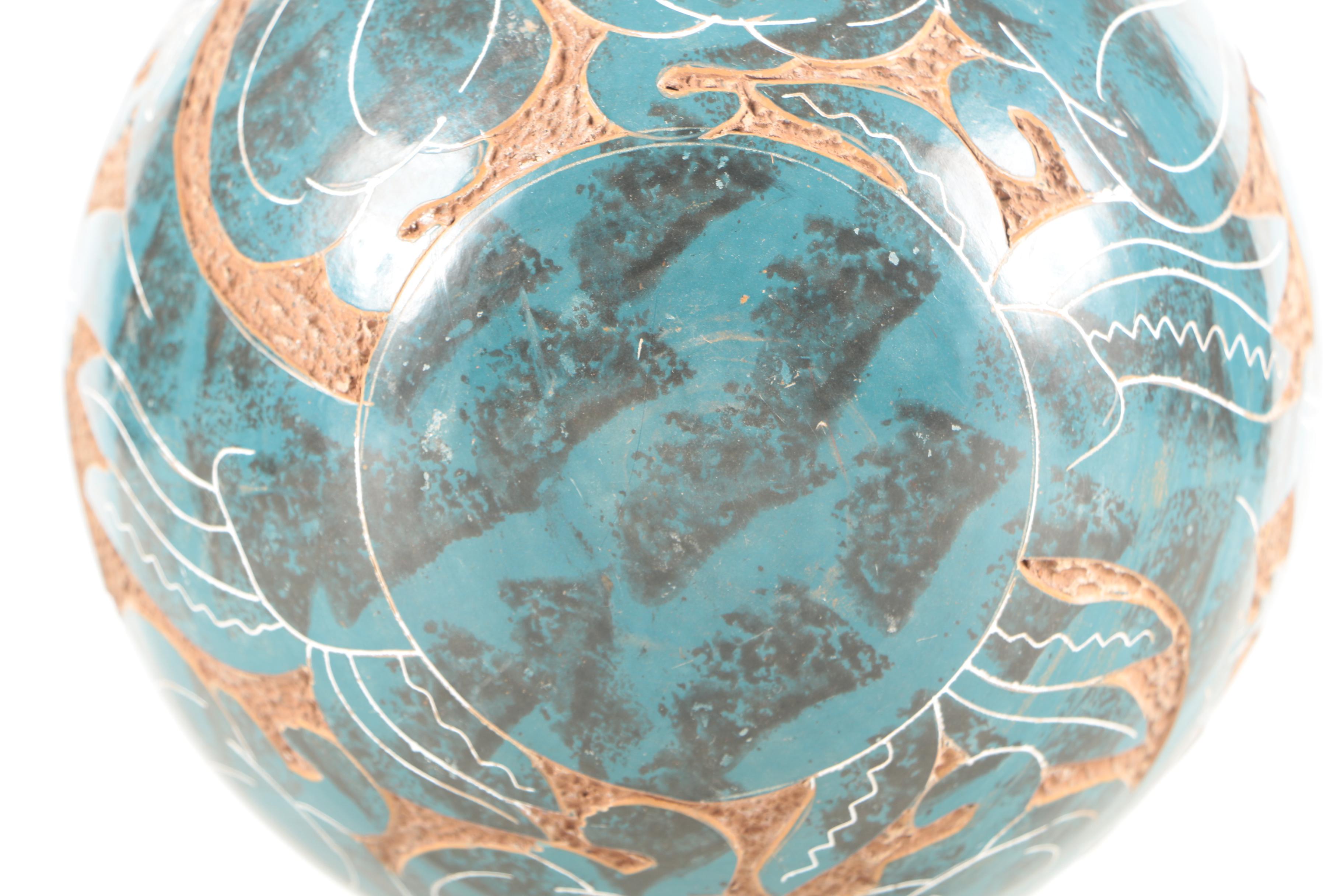 Pair of Hand Thrown Stoneware Vases and Bowl