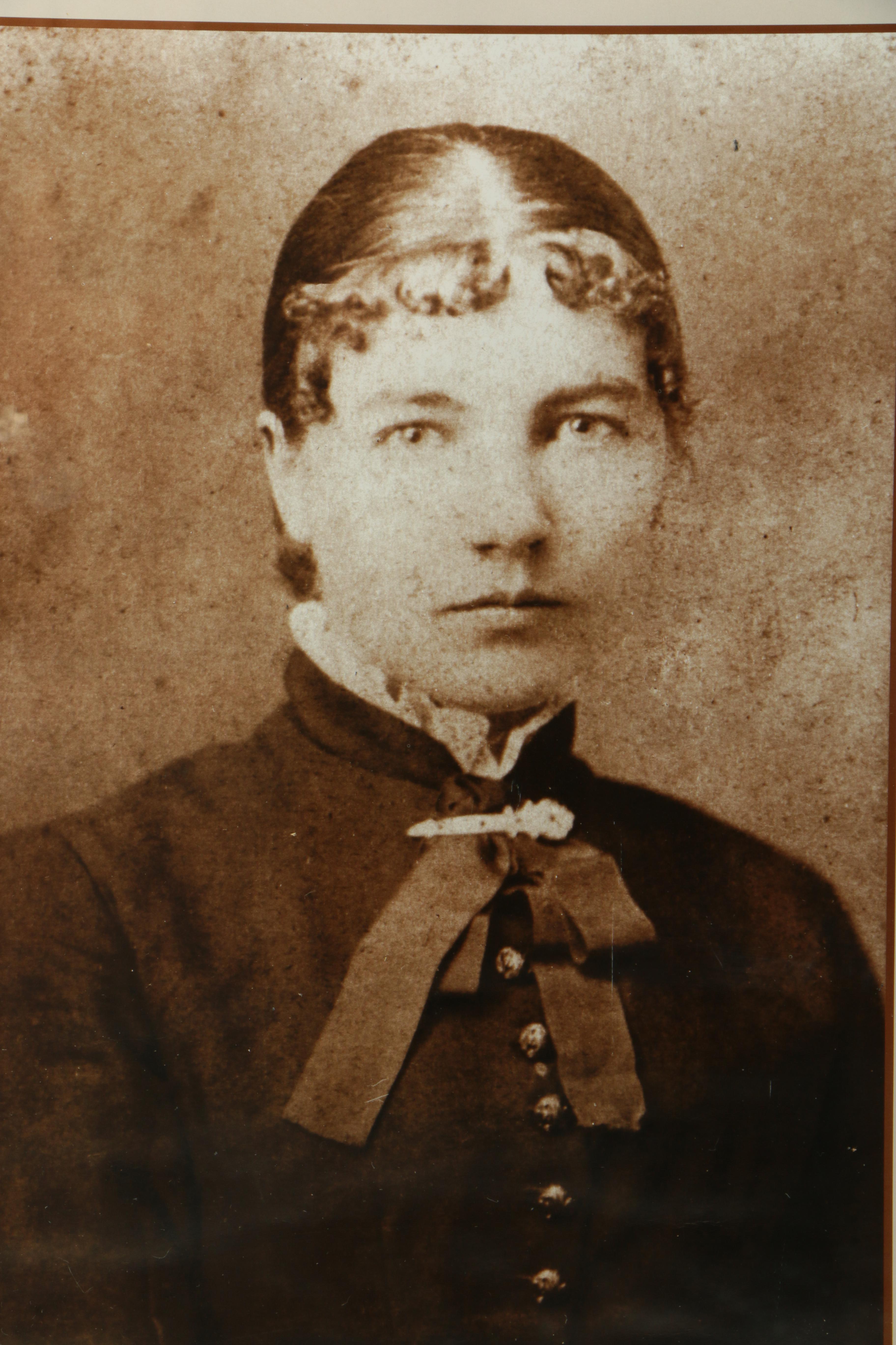 Offset Lithograph Print Poster of Laura Ingalls Wilder in 1884, Age 17