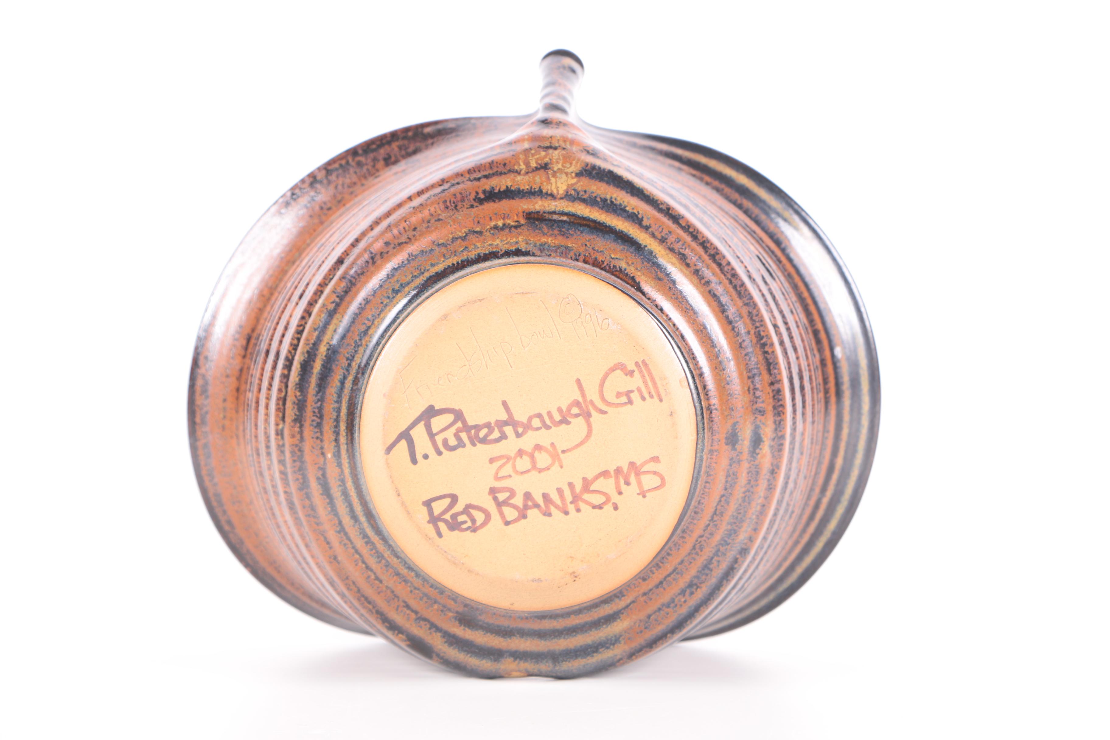 Hand Thrown Stoneware Jars and Bowl