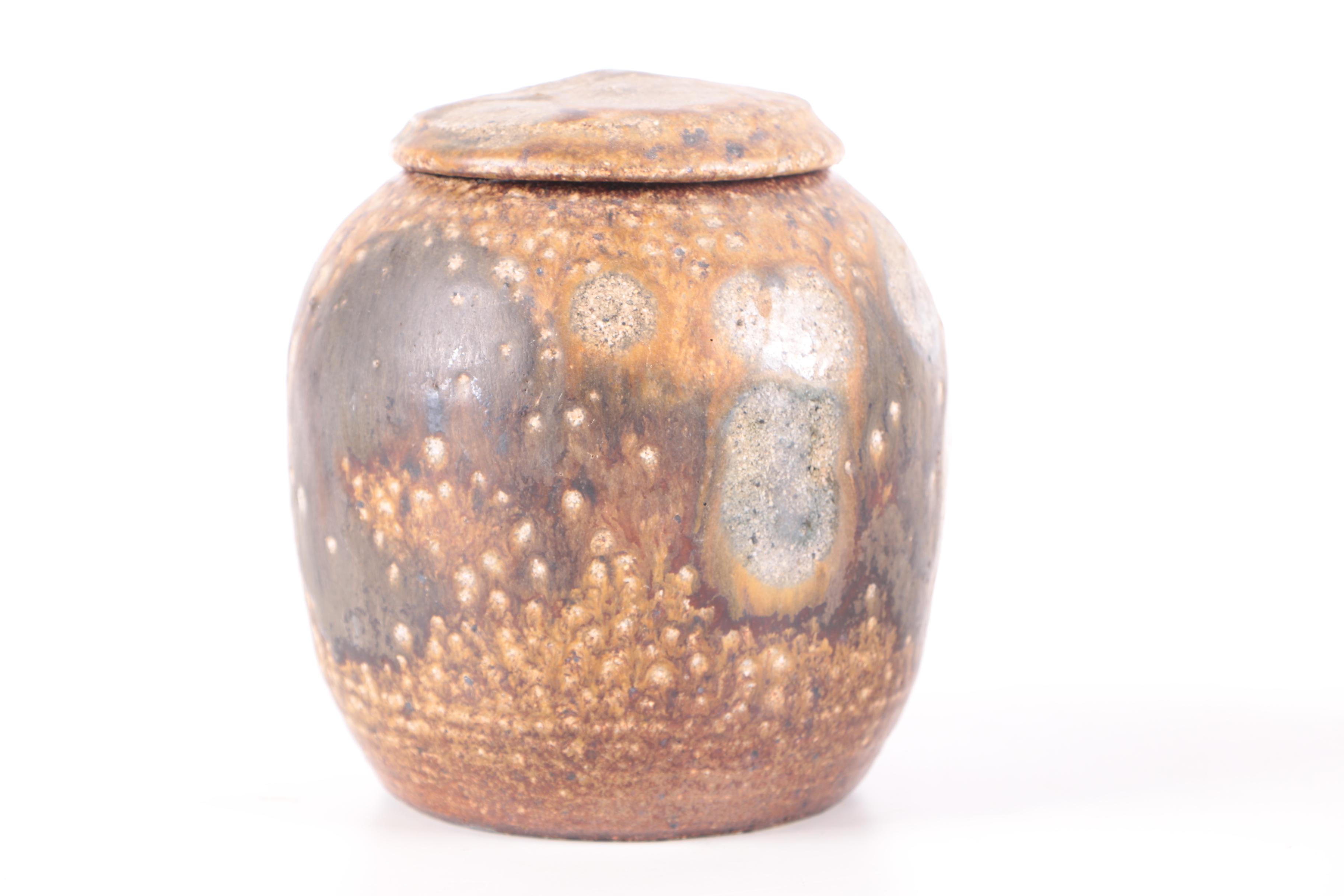 Hand Thrown Stoneware Jars and Bowl