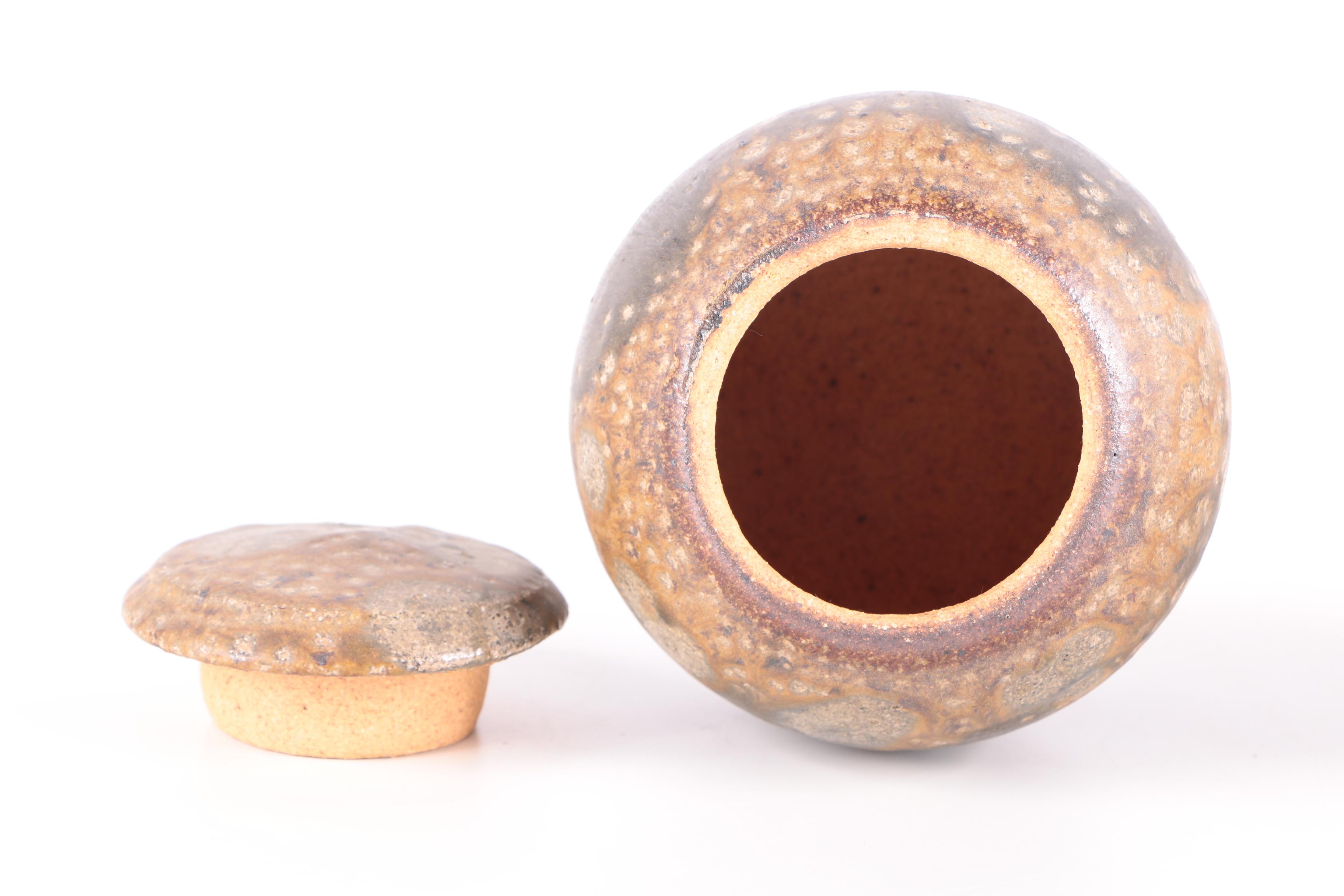 Hand Thrown Stoneware Jars and Bowl