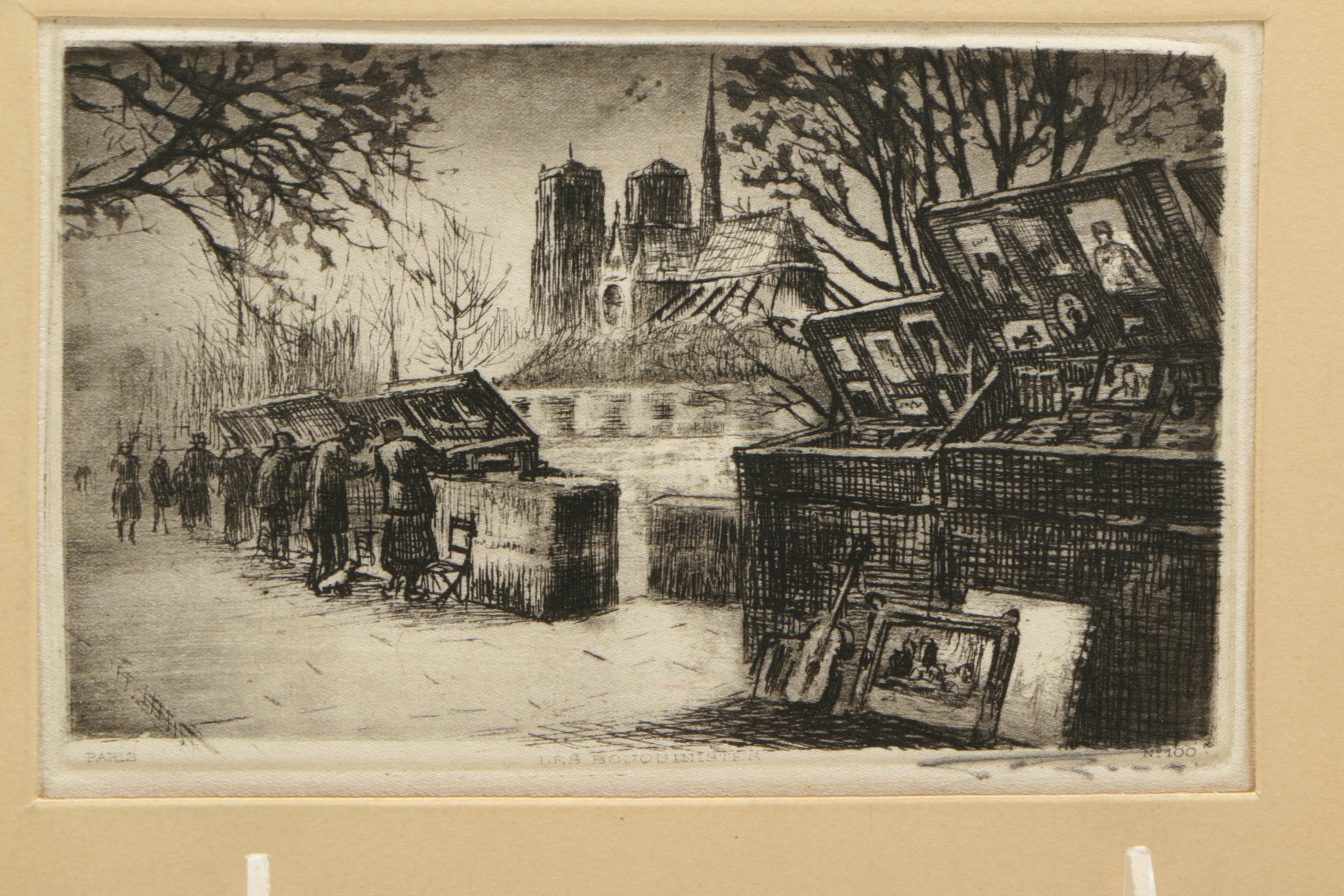 Collection of Etchings on Silk