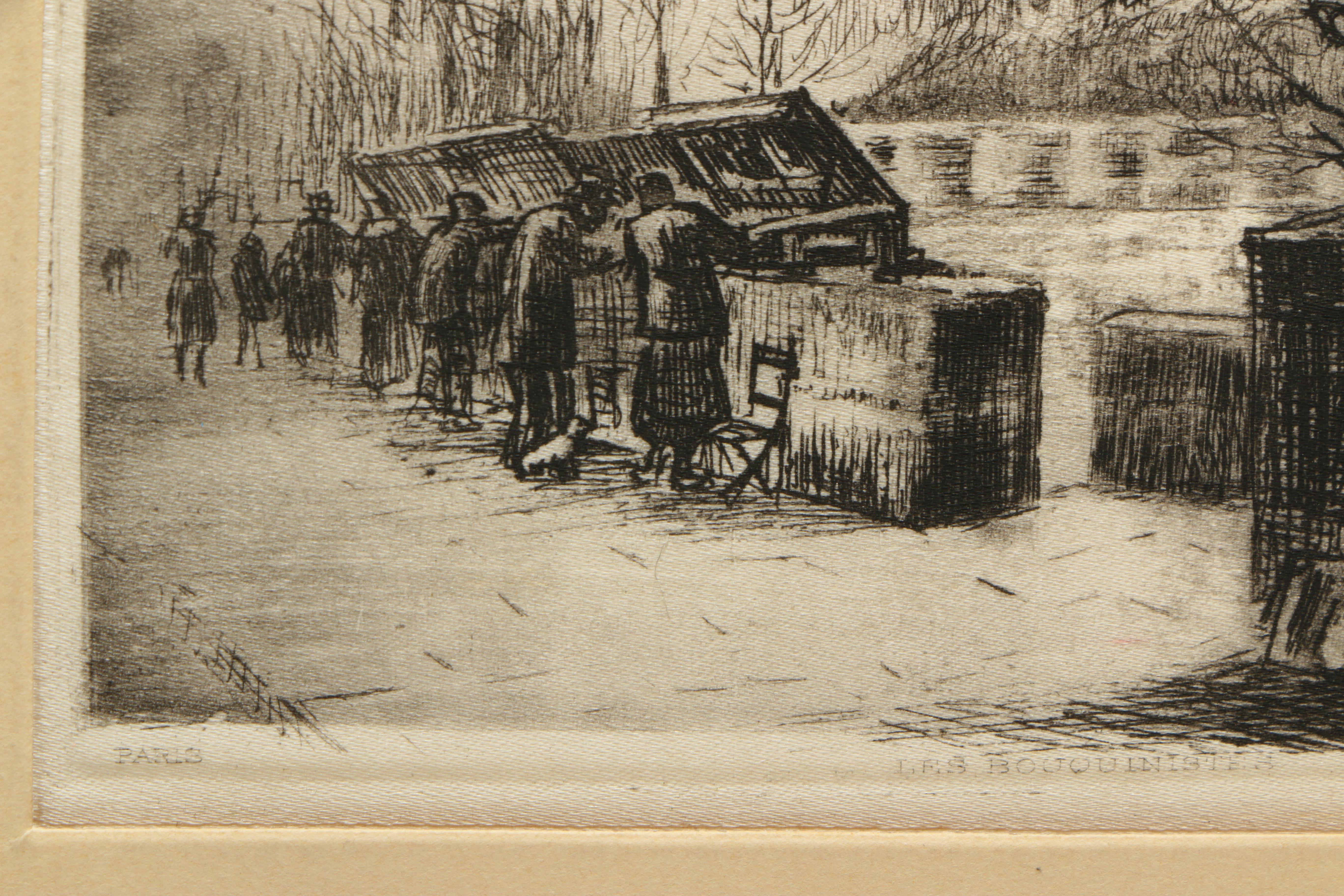 Collection of Etchings on Silk