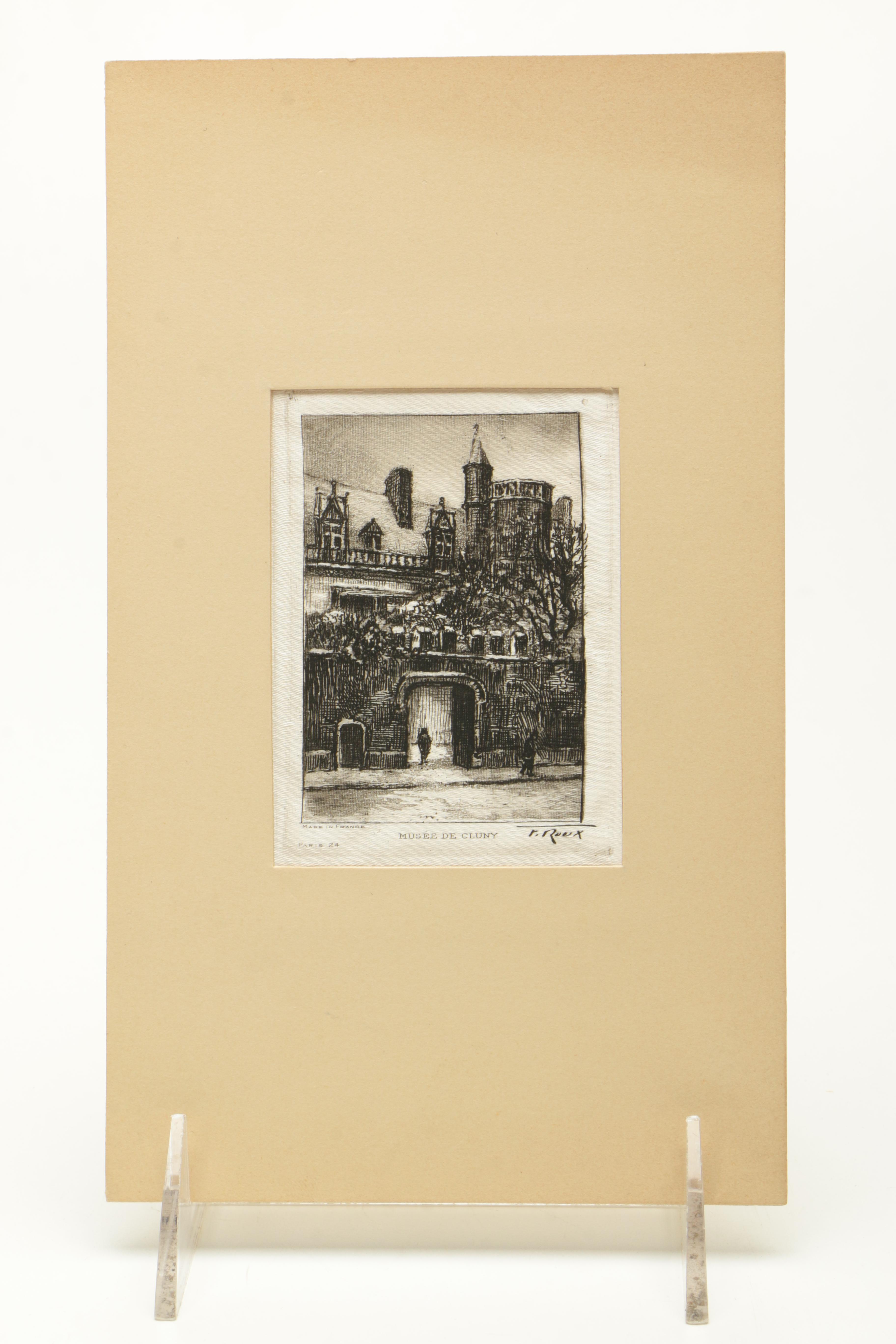 Collection of Etchings on Silk