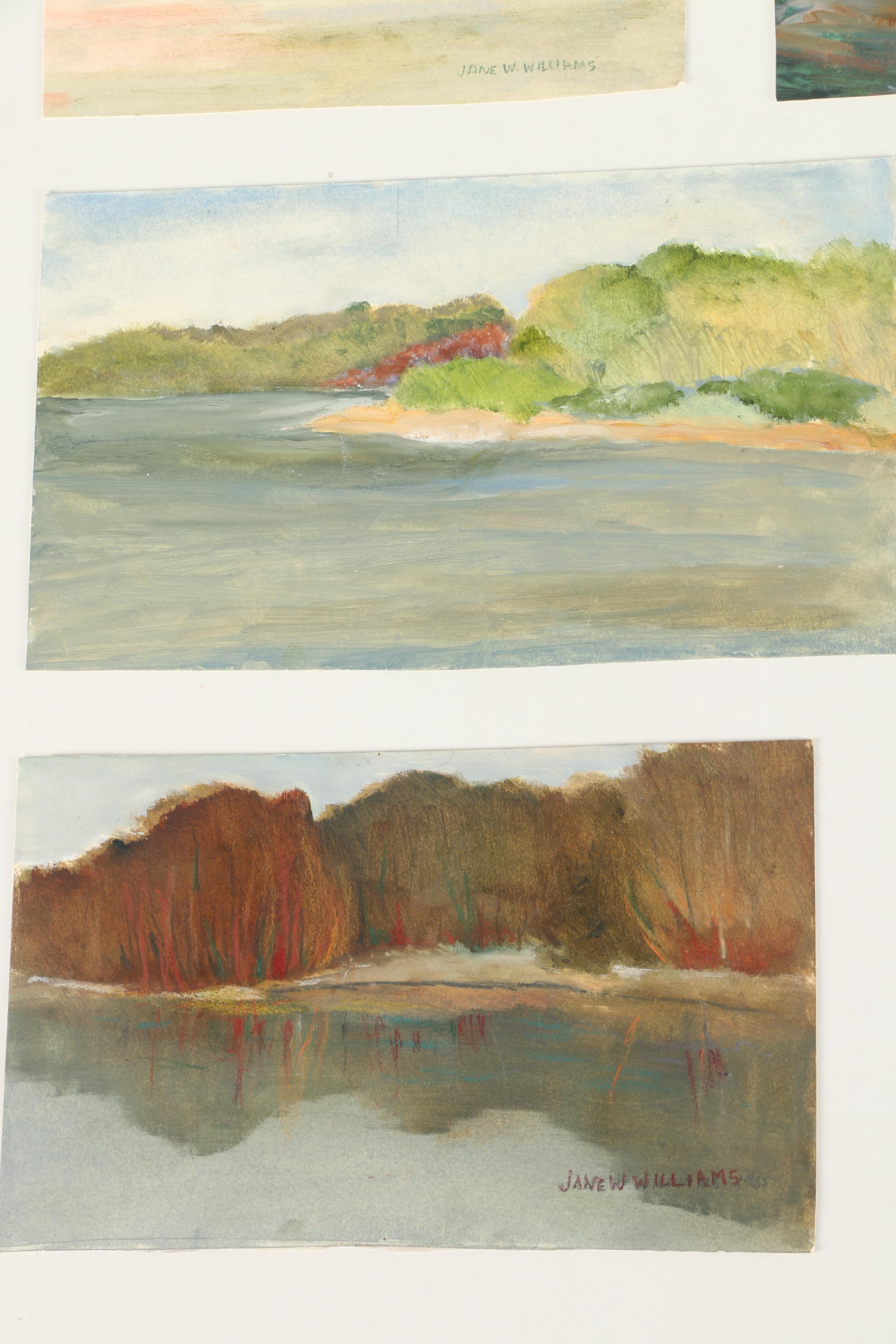 Jane W. Williams and Other Paintings on Paper