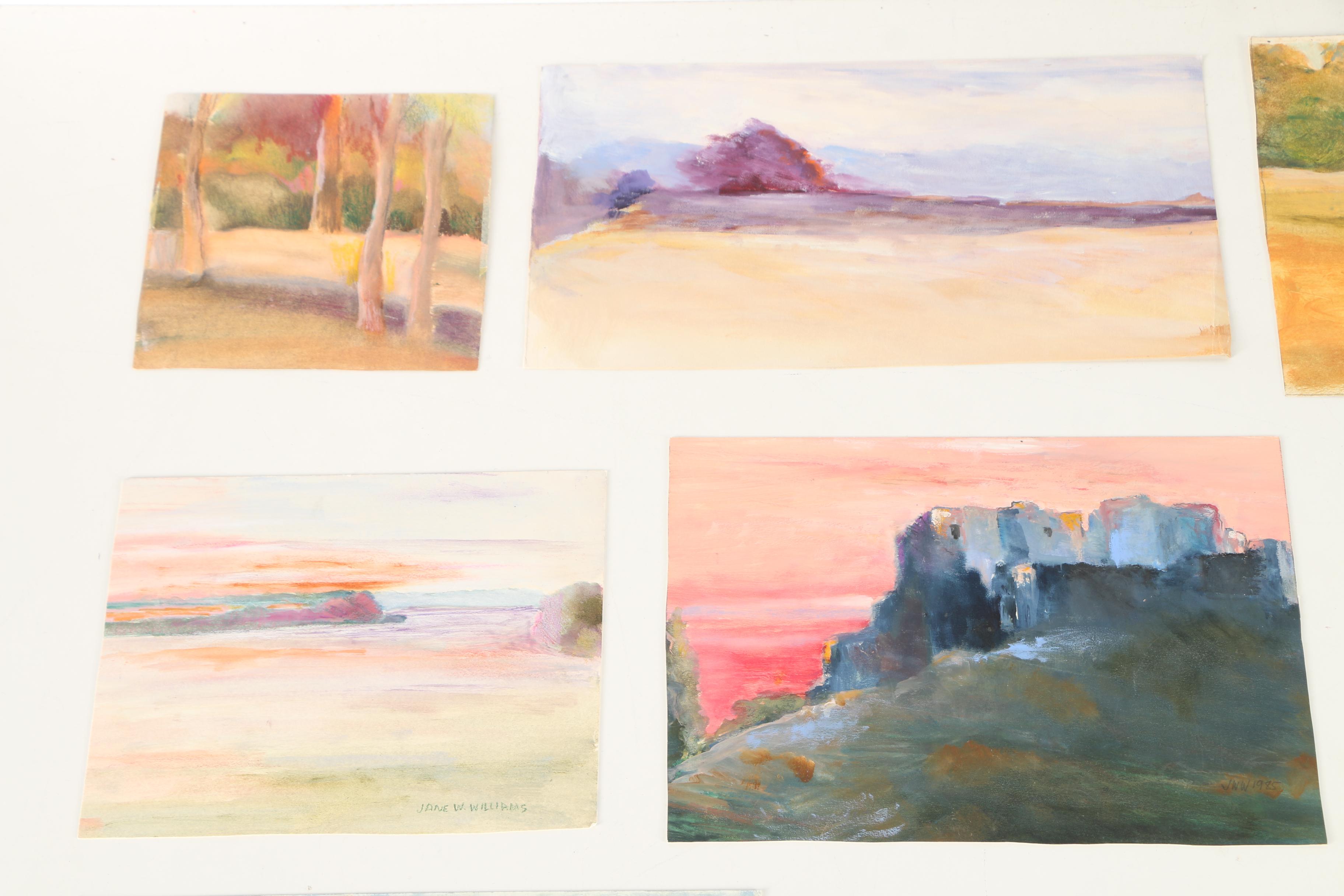 Jane W. Williams and Other Paintings on Paper