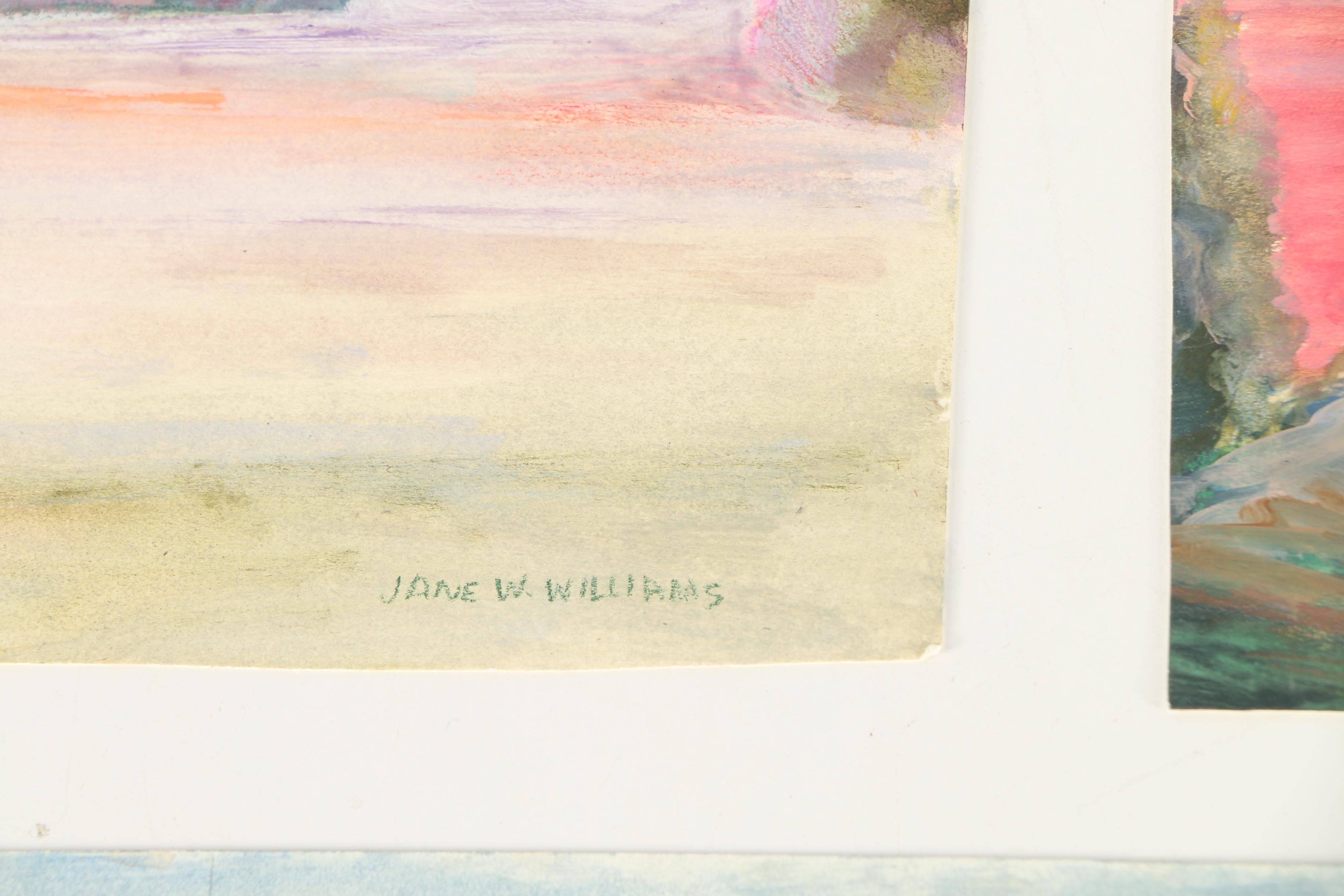 Jane W. Williams and Other Paintings on Paper