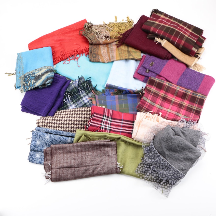 Collection of Scarves featuring Coach and Ralph Lauren