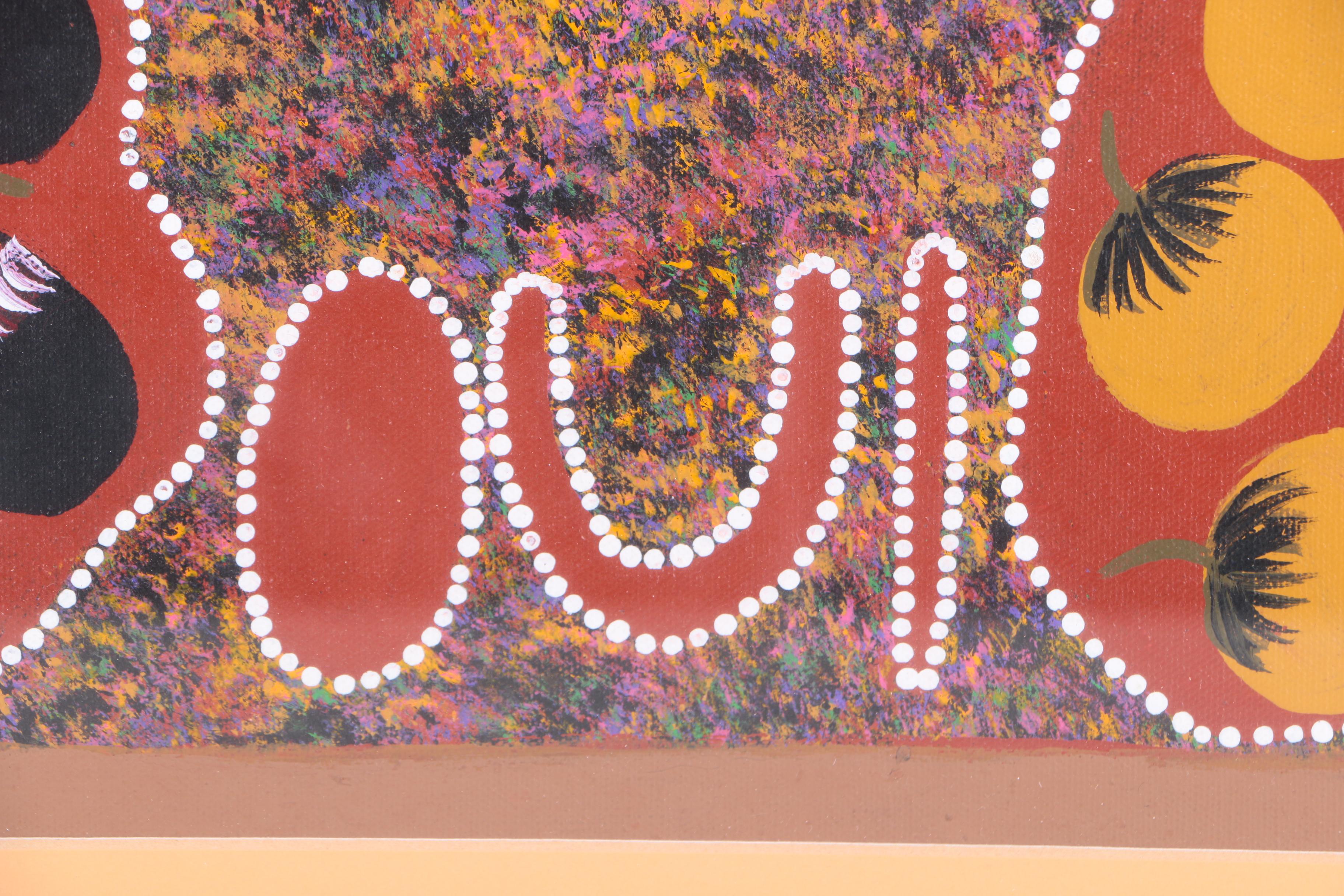 Audrey Nugarrai Acrylic Folk Painting on Canvas Board