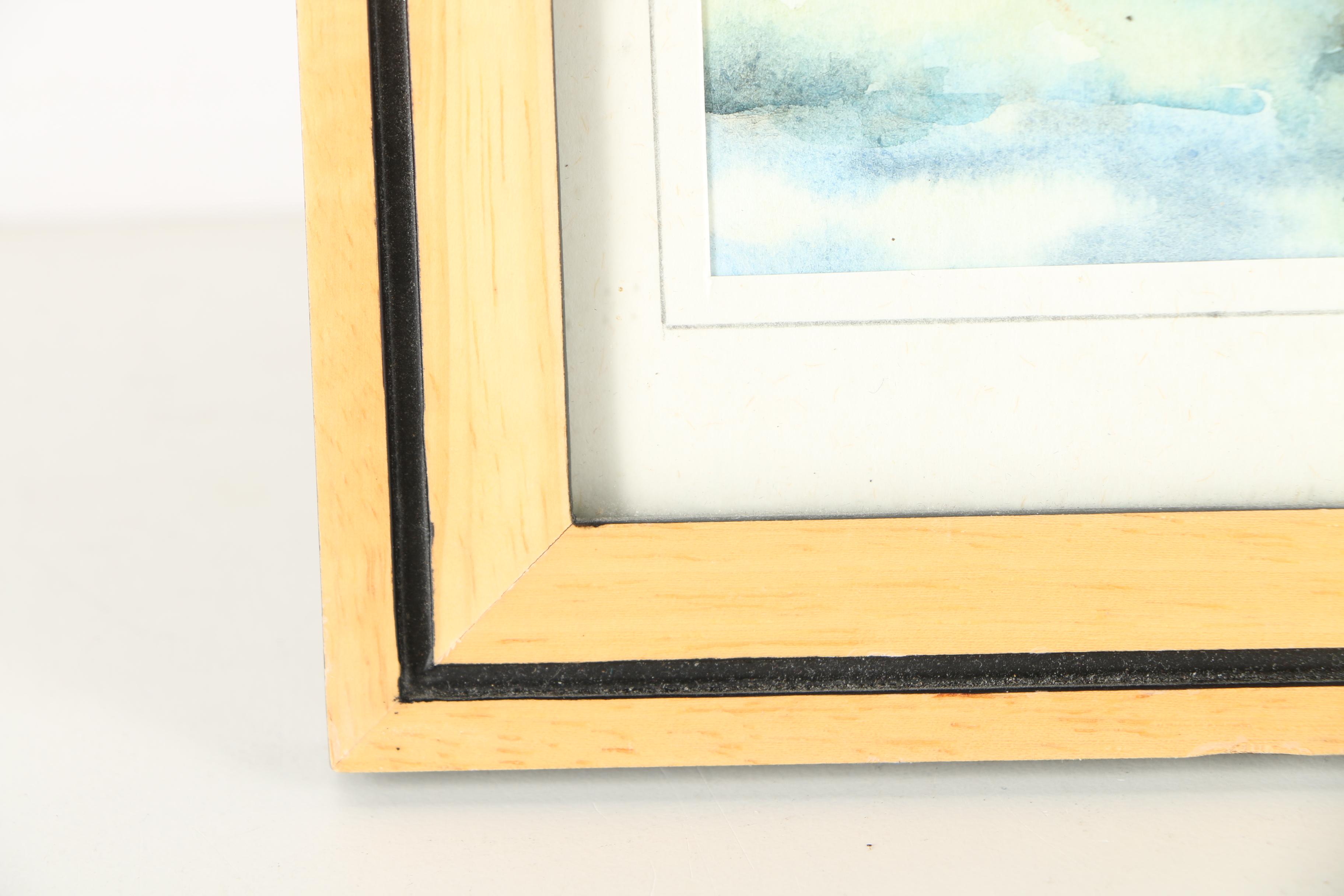 Watercolor on Paper of Orthodox Church