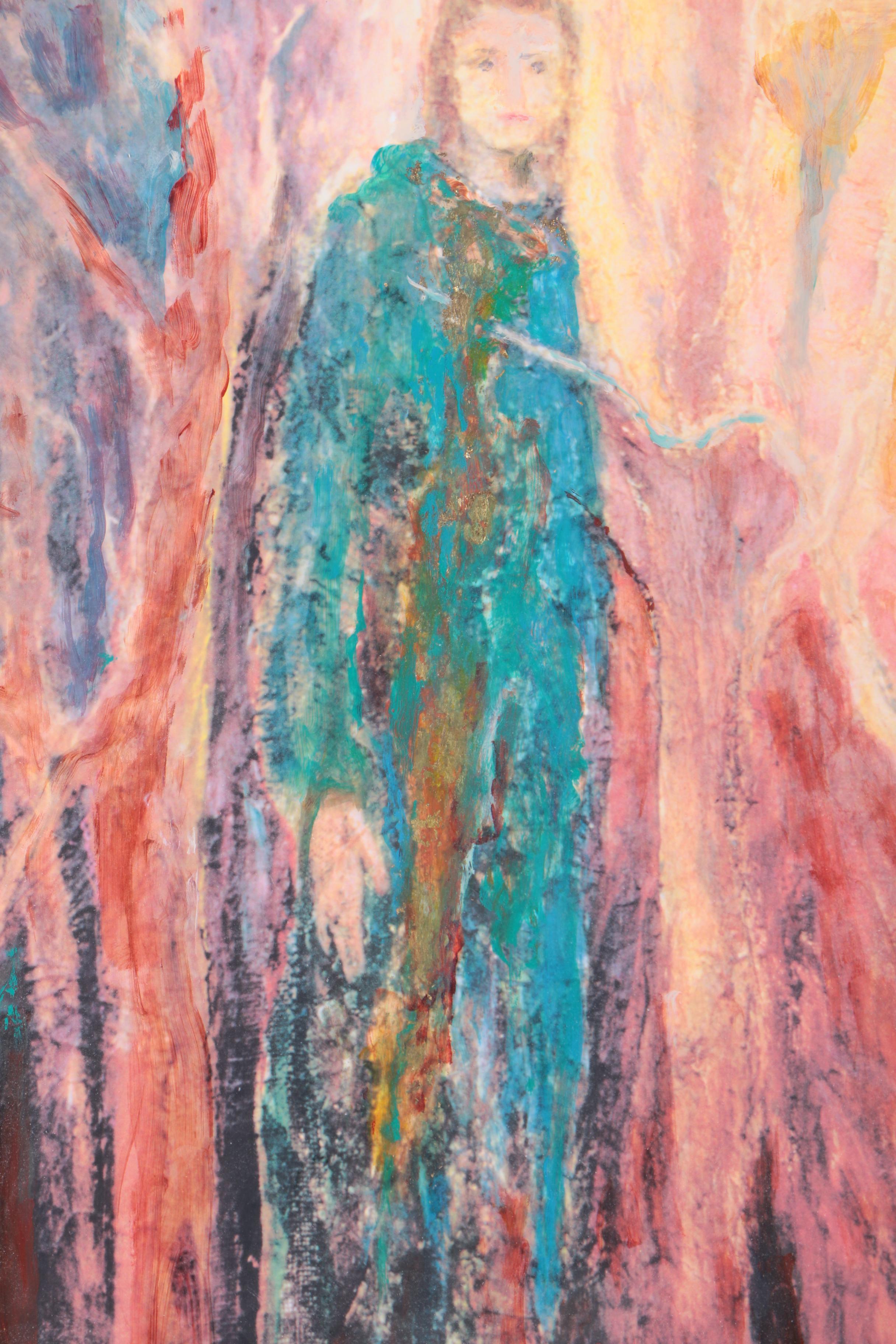 Jane E. Williams Hand Embellished Giclee on Paper