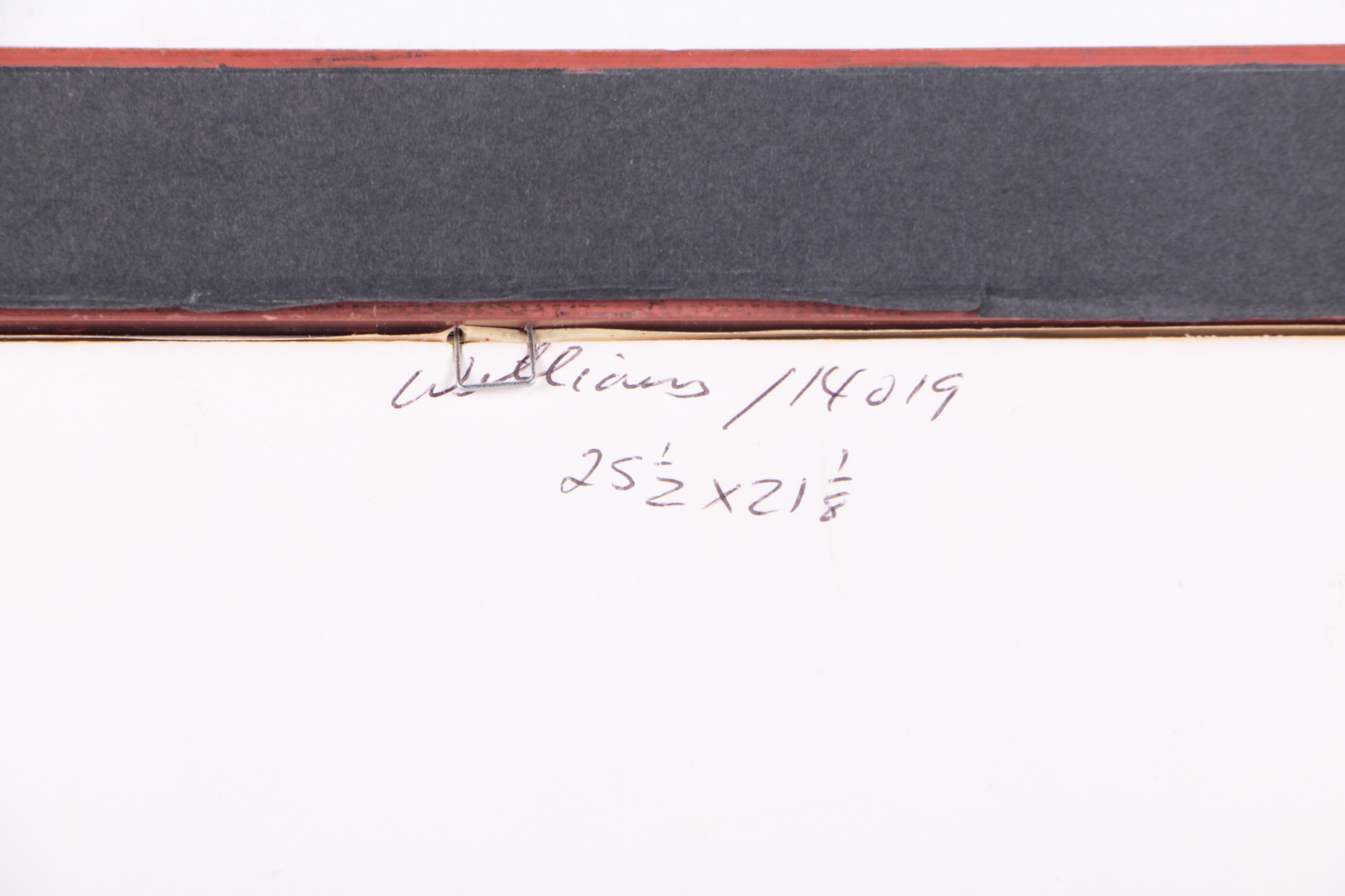 Jane E. Williams Hand Embellished Giclee on Paper