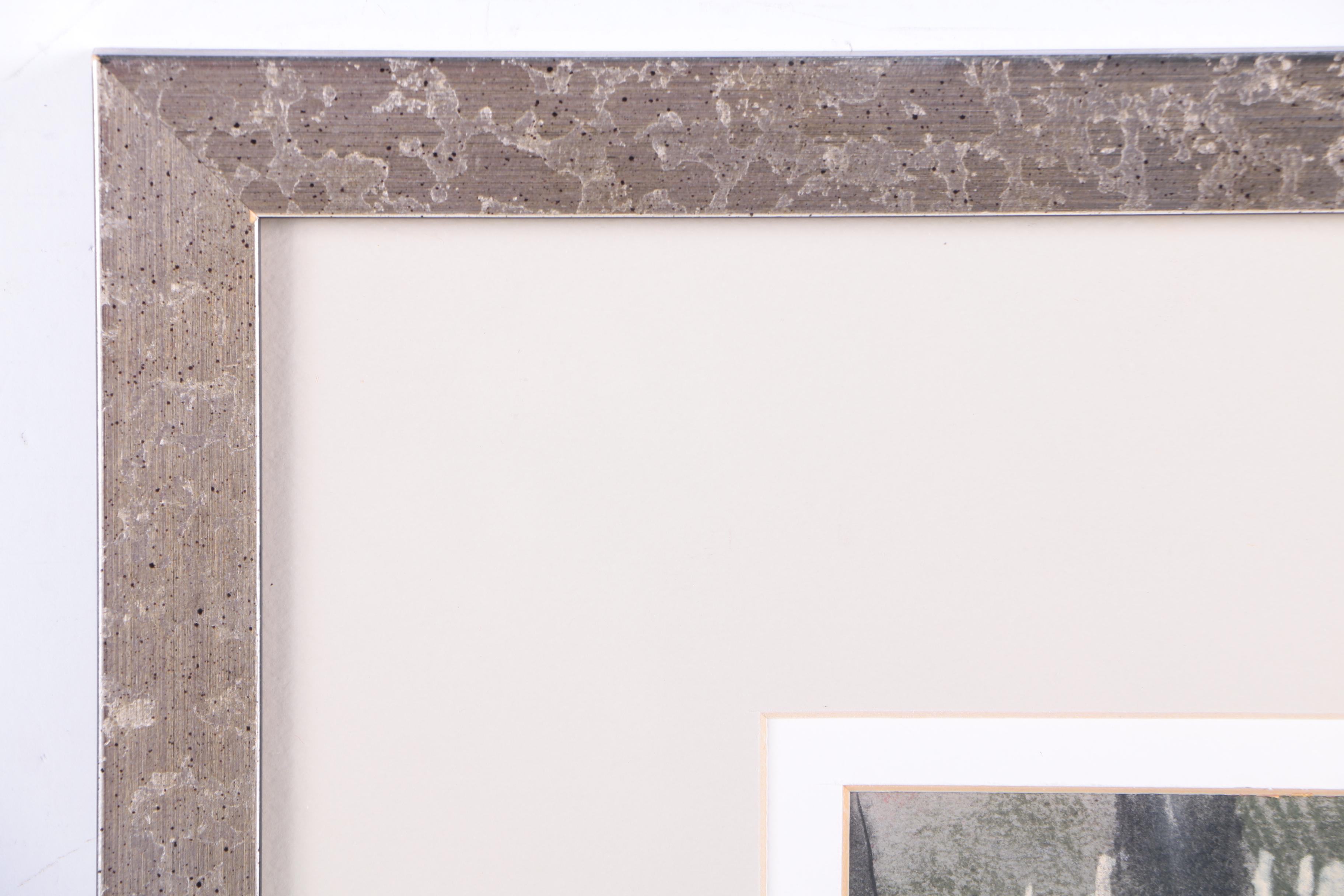 Jane W. Williams Pastel on Paper of a Forest