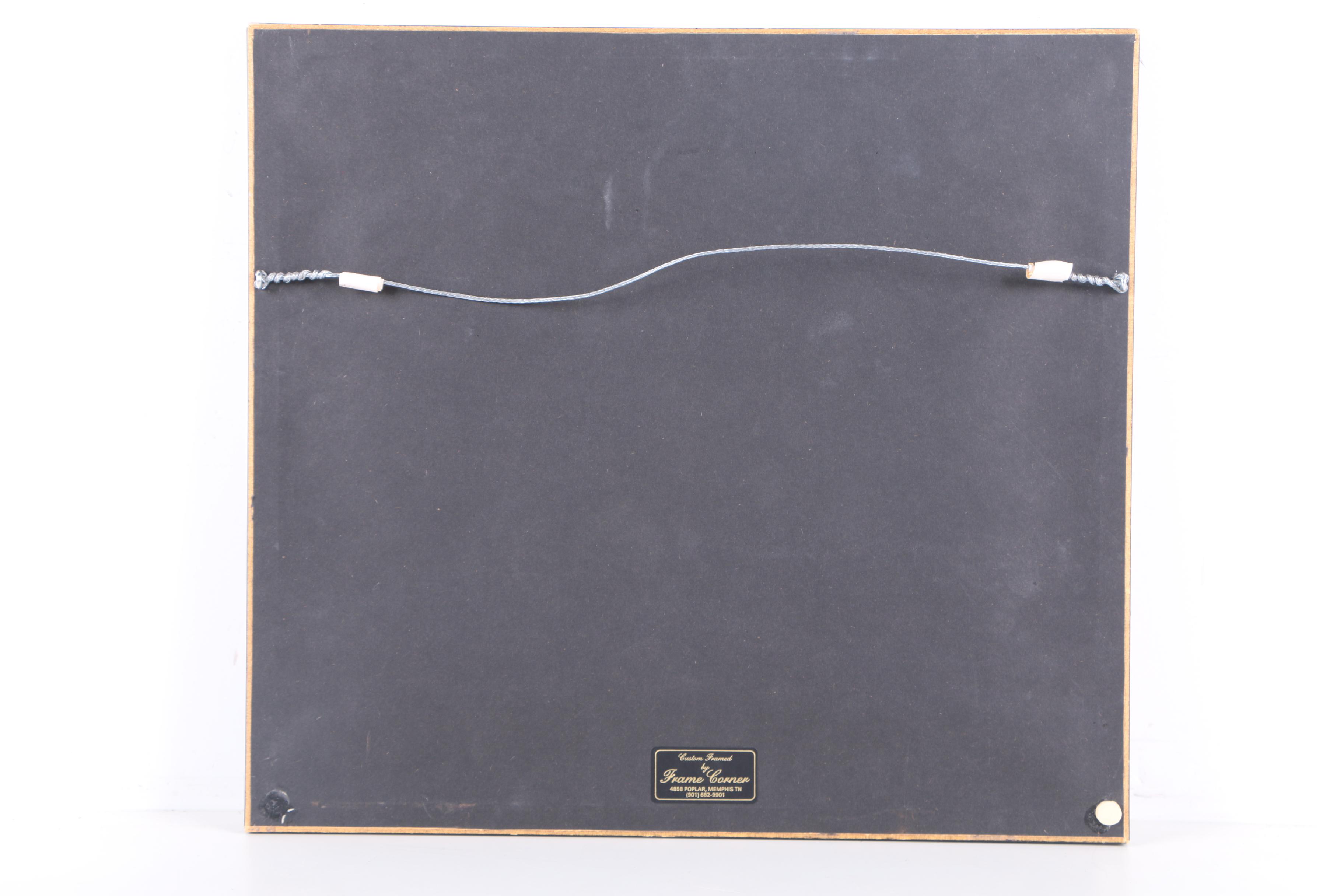 Jane W. Williams Pastel on Paper of a Forest