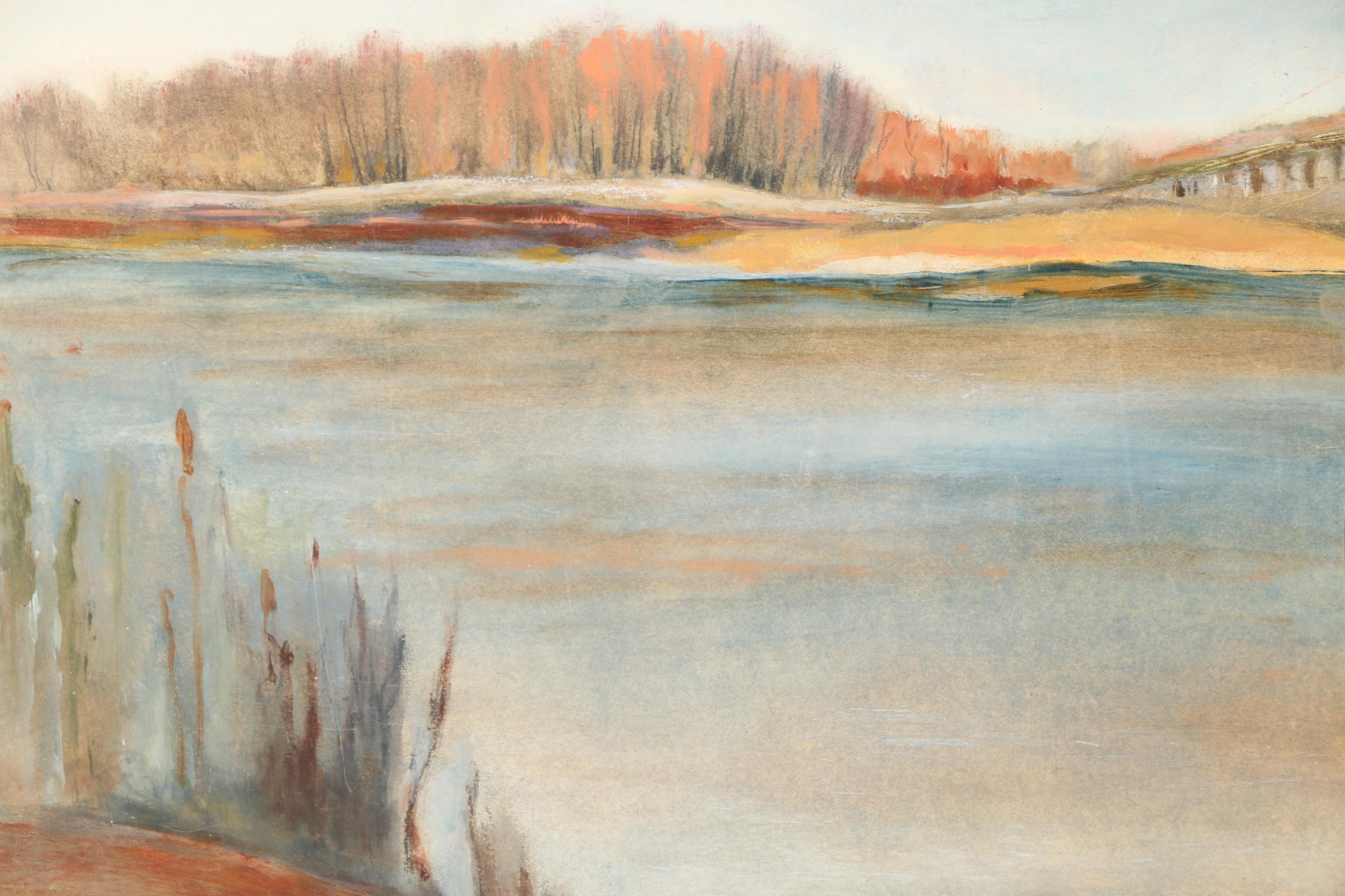 Pair of Jane W. Williams Oils on Paper