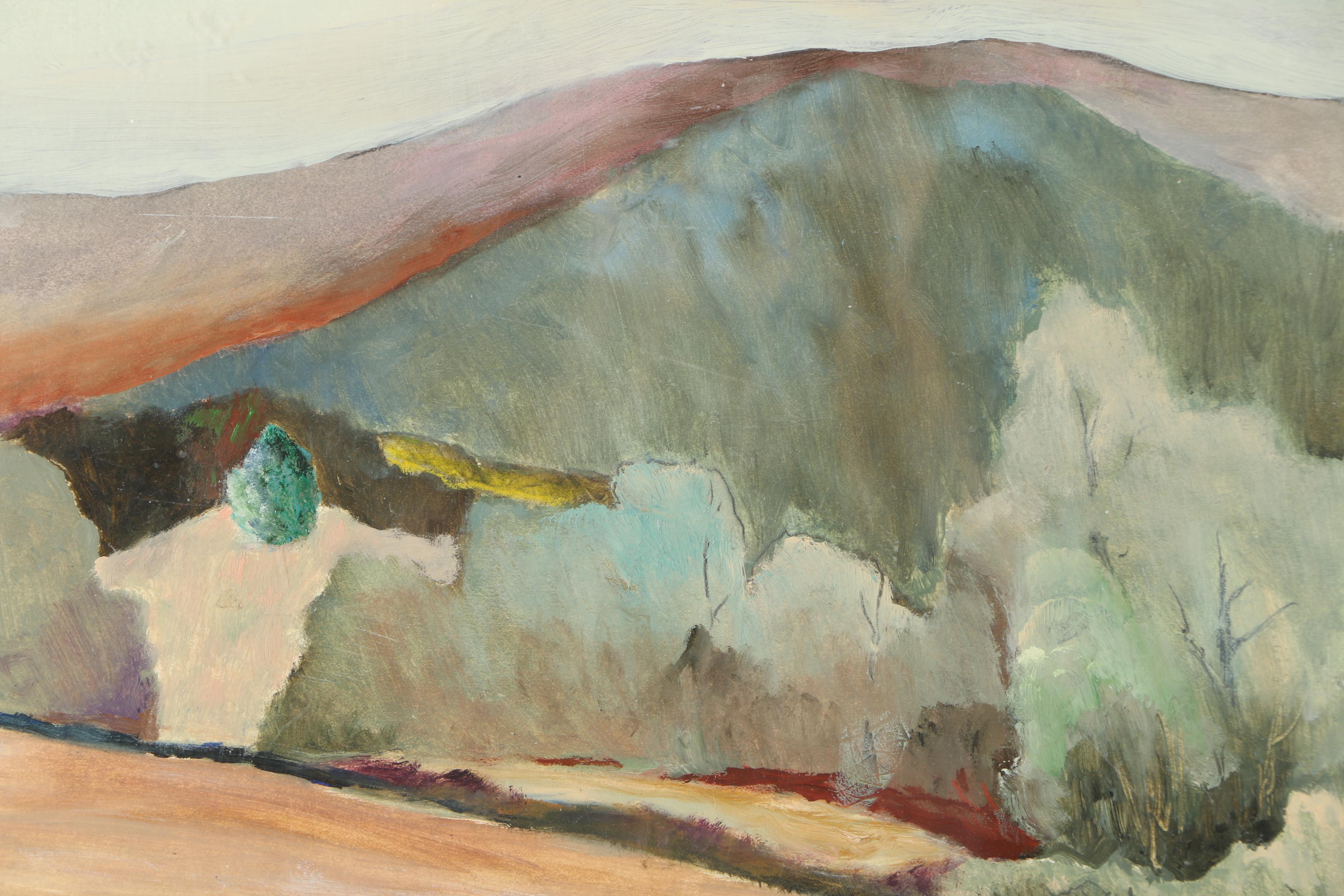 Pair of Jane W. Williams Oils on Paper