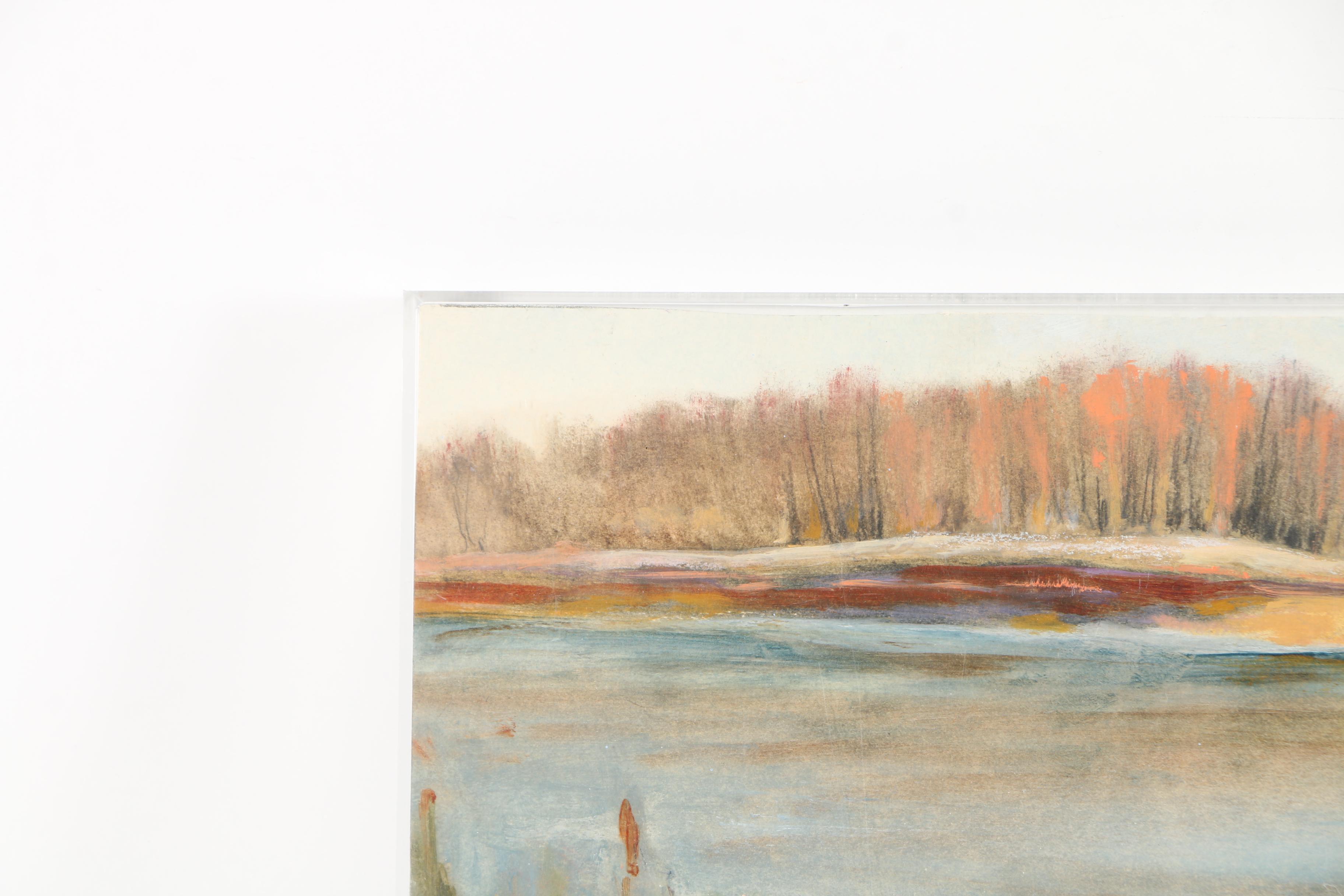 Pair of Jane W. Williams Oils on Paper