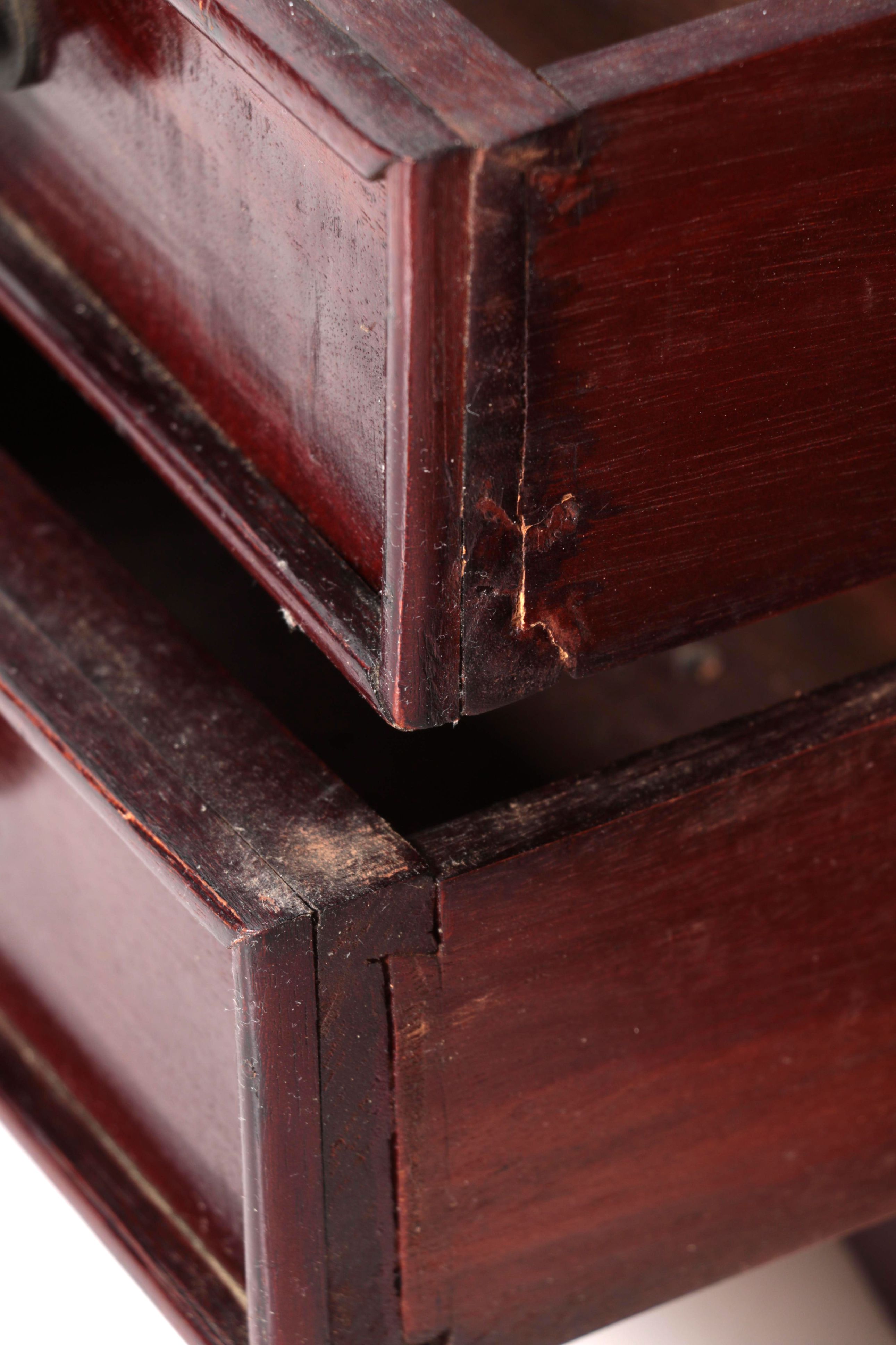 Wall Mount Curio Shelf with Drawers