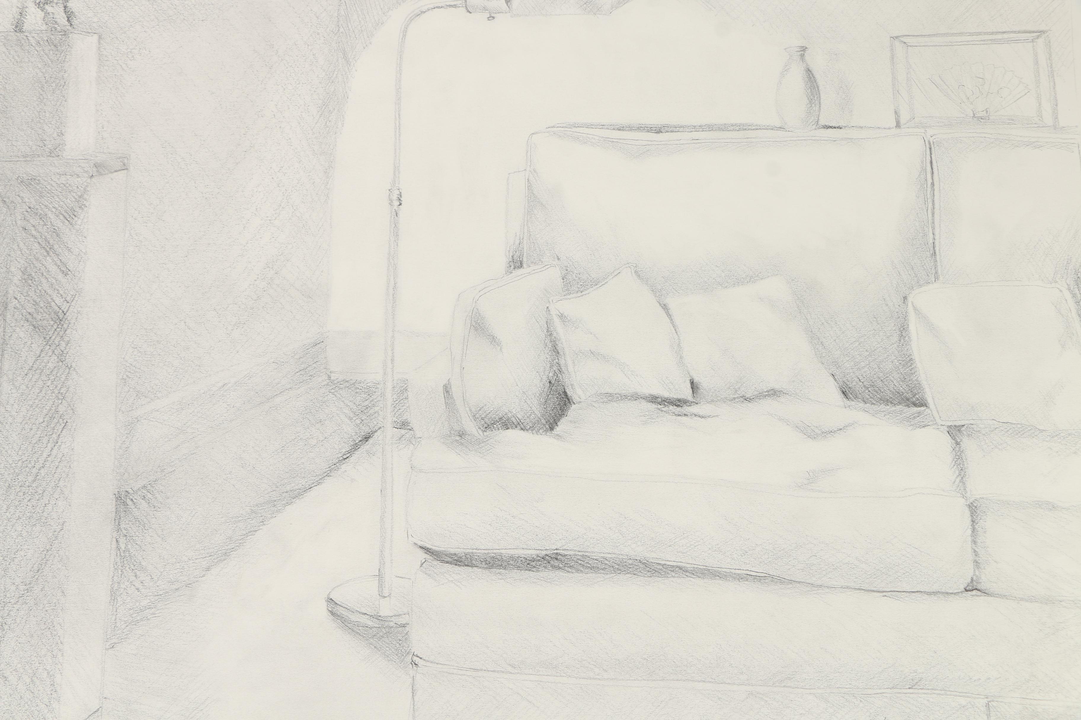 Collection of Jane W. Williams Graphite Drawings on Paper