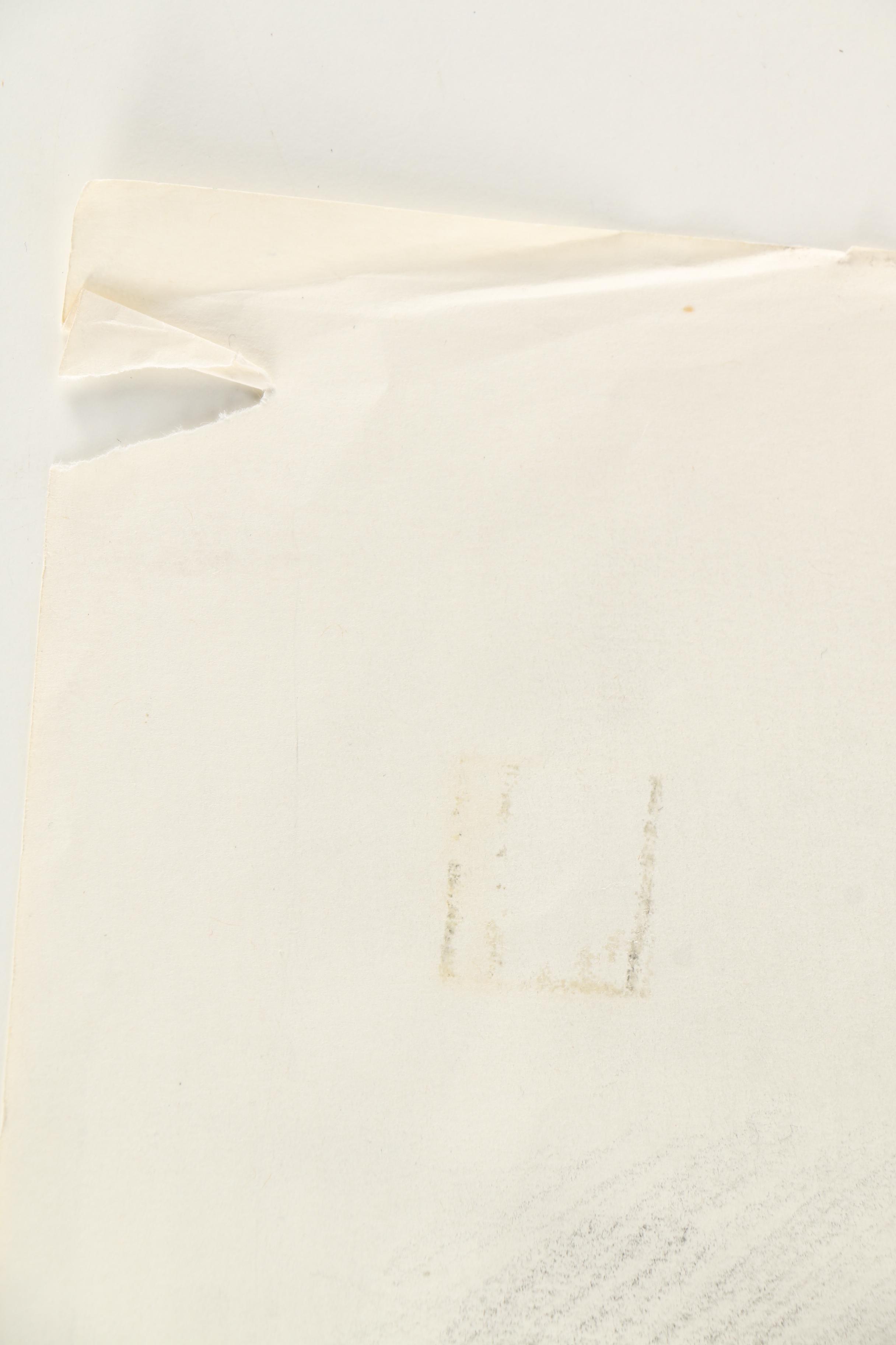 Collection of Jane W. Williams Graphite Drawings on Paper