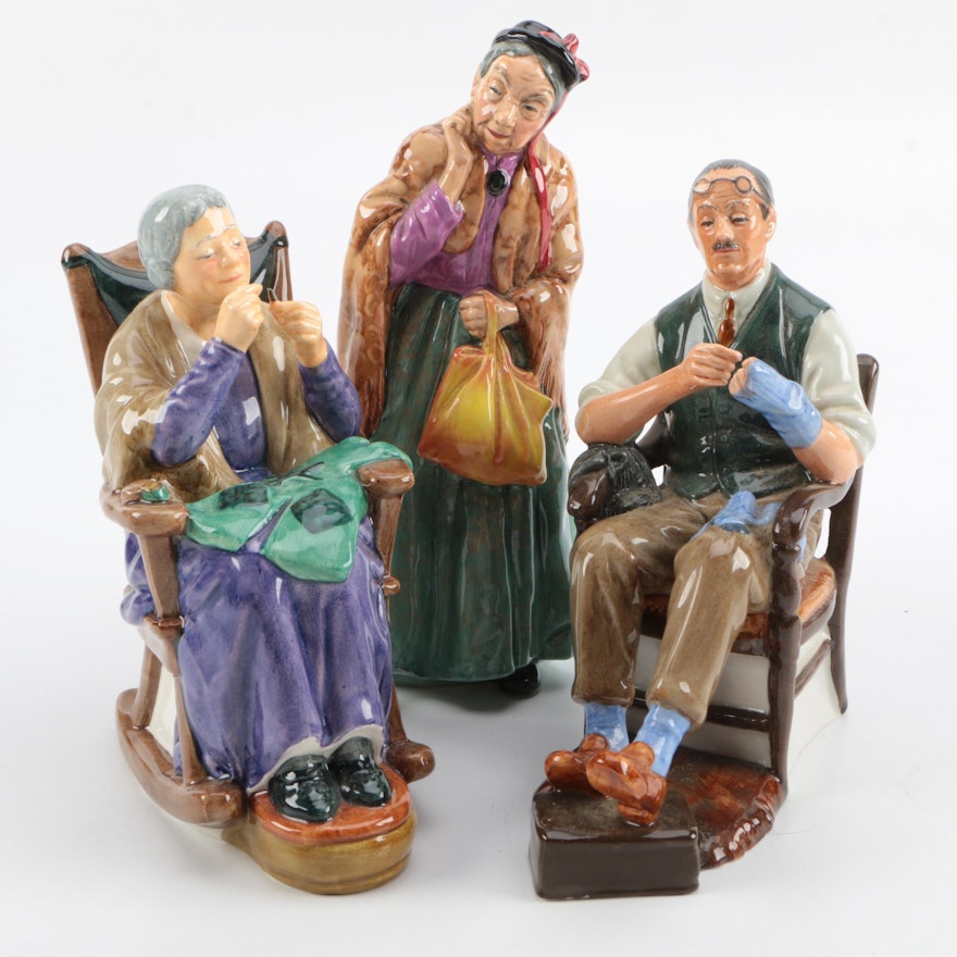 Royal Doulton Figurines including "Bridget"