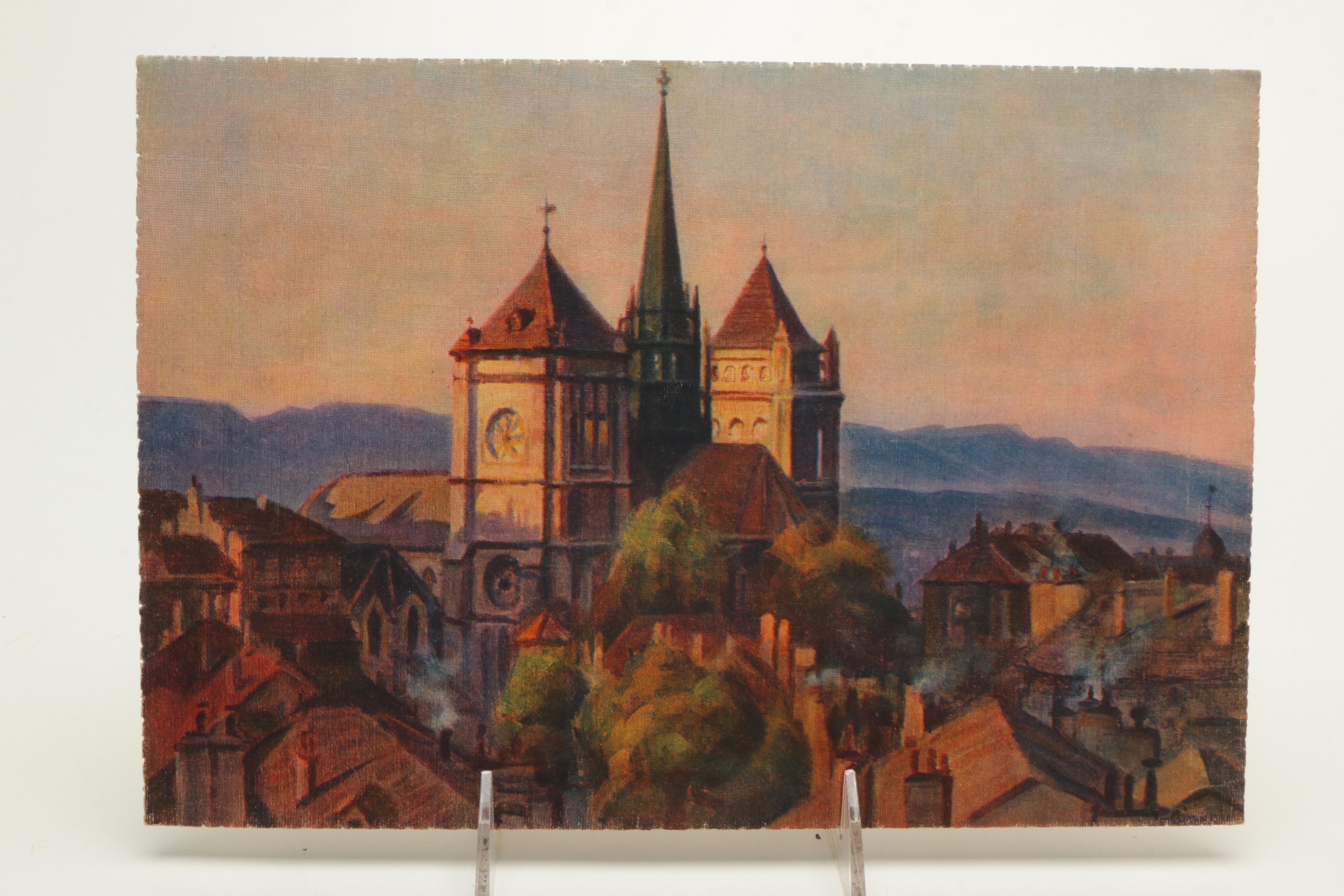 Collection of Giclees on Textured Paper of Geneva