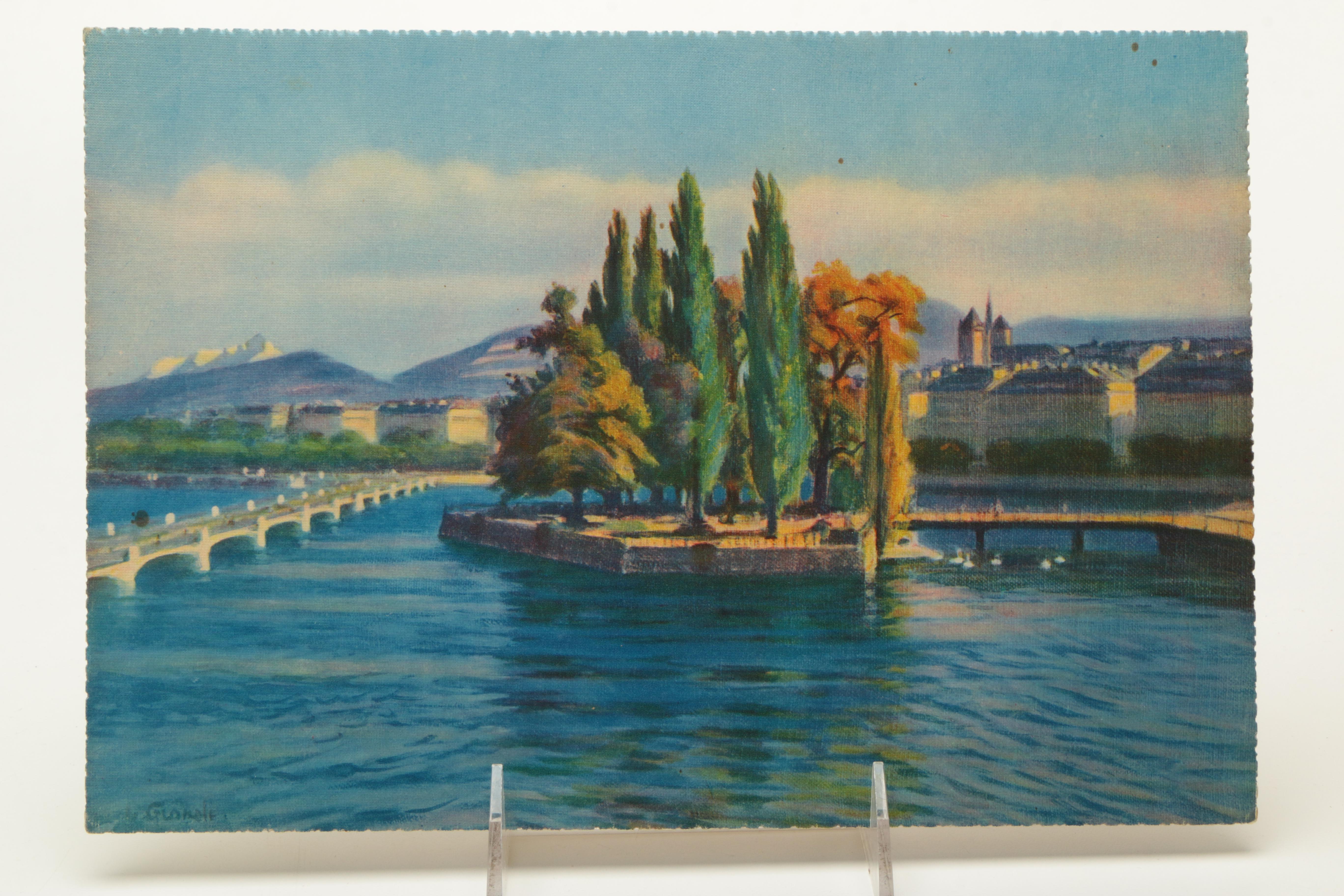 Collection of Giclees on Textured Paper of Geneva