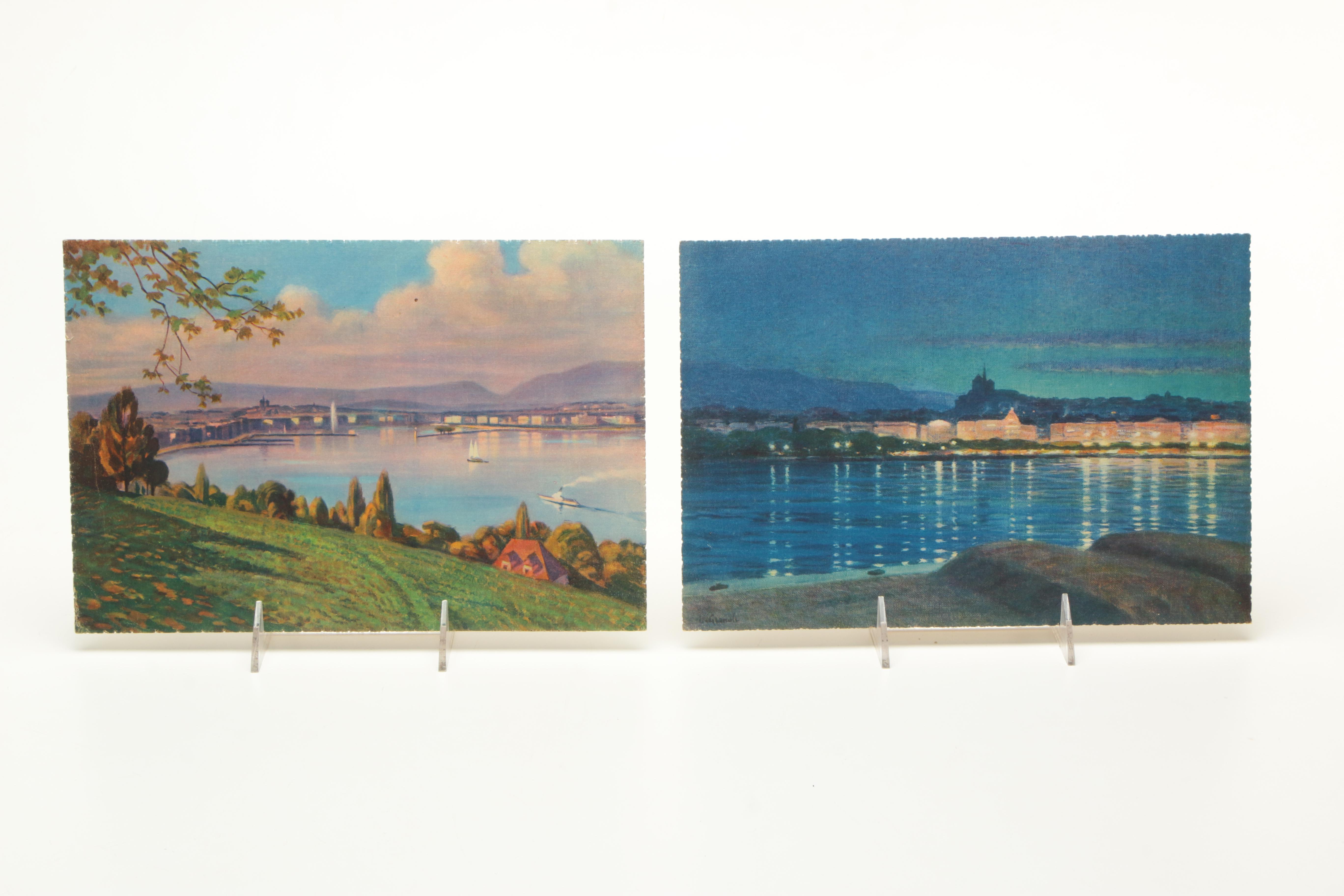 Collection of Giclees on Textured Paper of Geneva