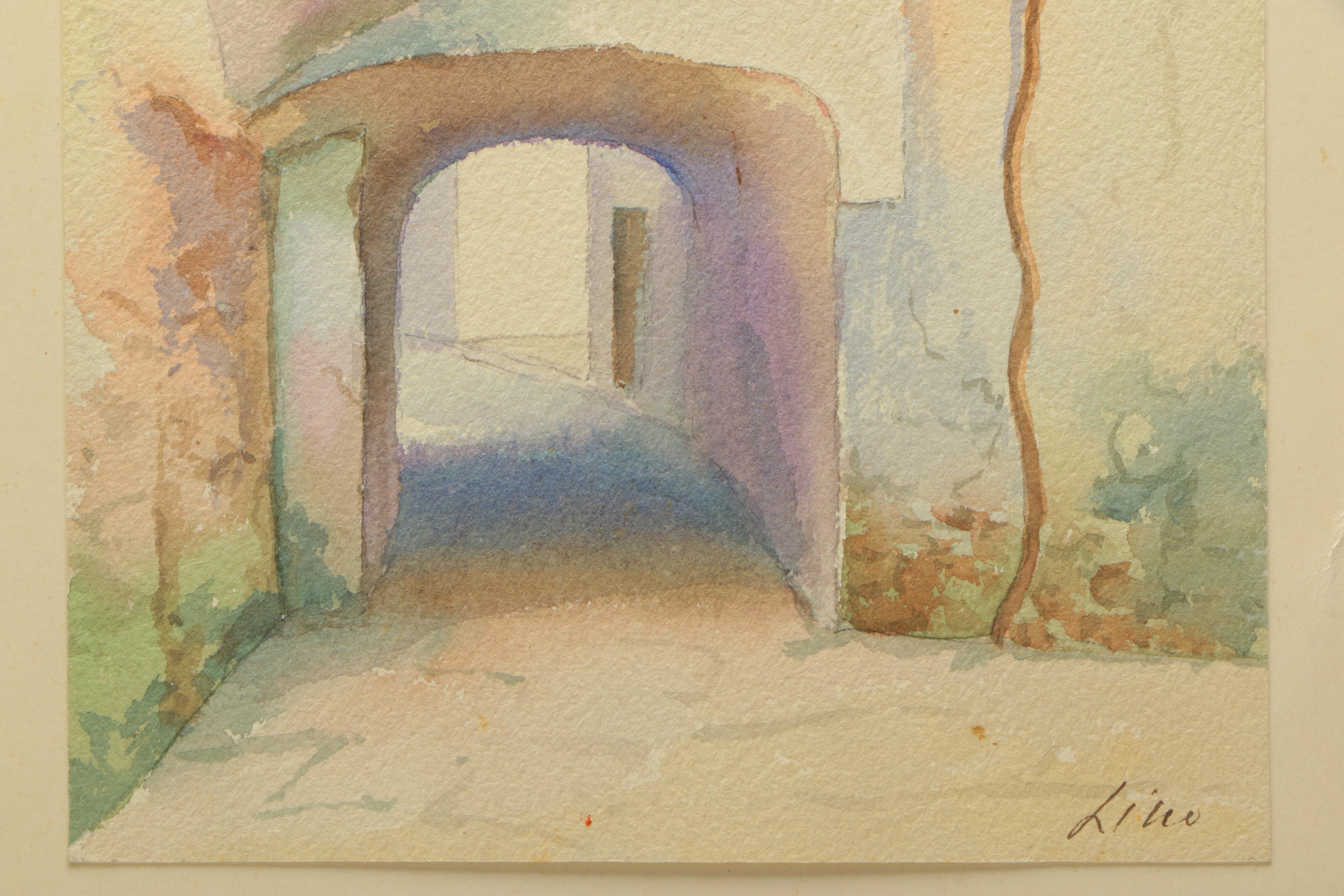 Collection of Lino Watercolor and Gouaches on Paper