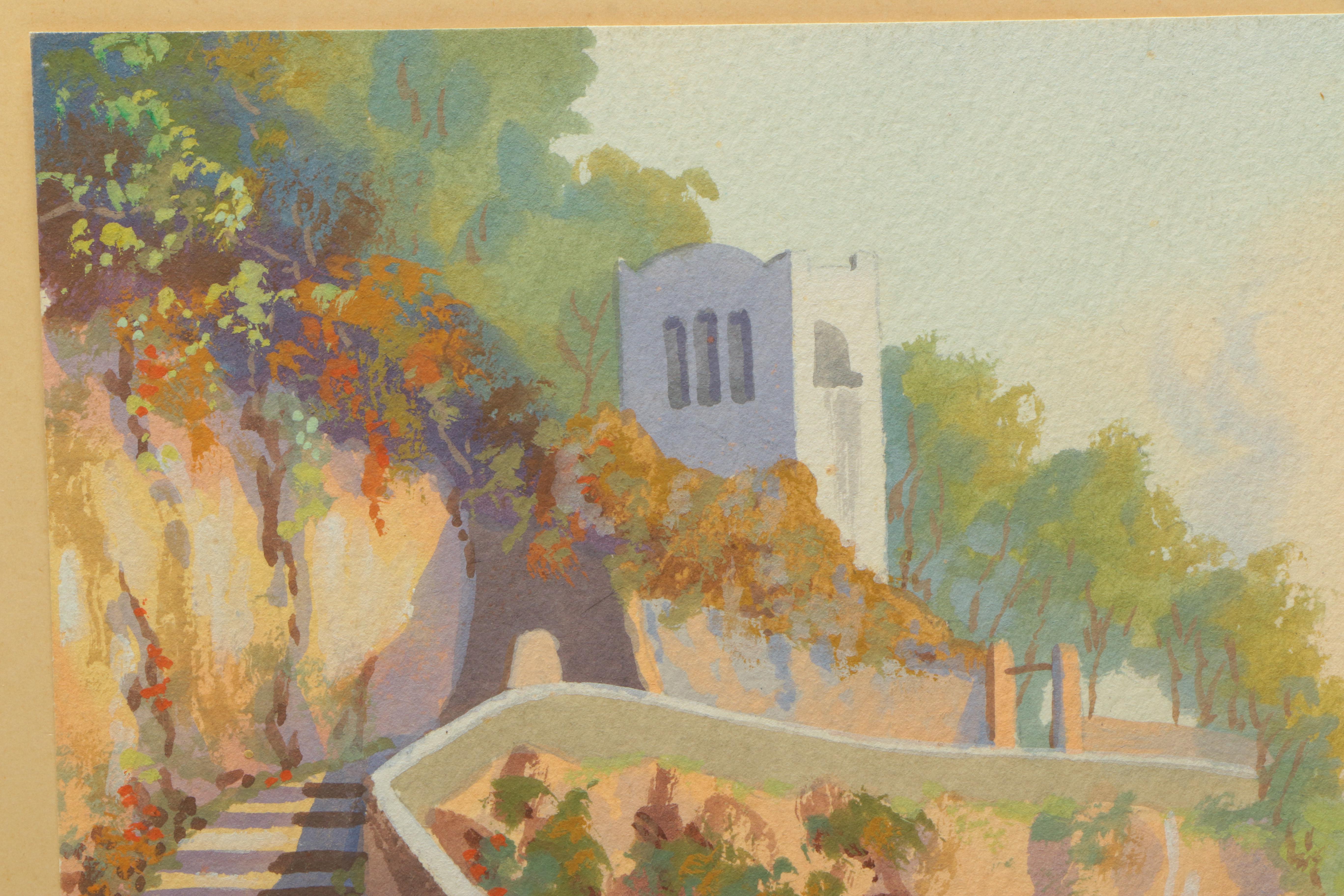 Collection of Lino Watercolor and Gouaches on Paper