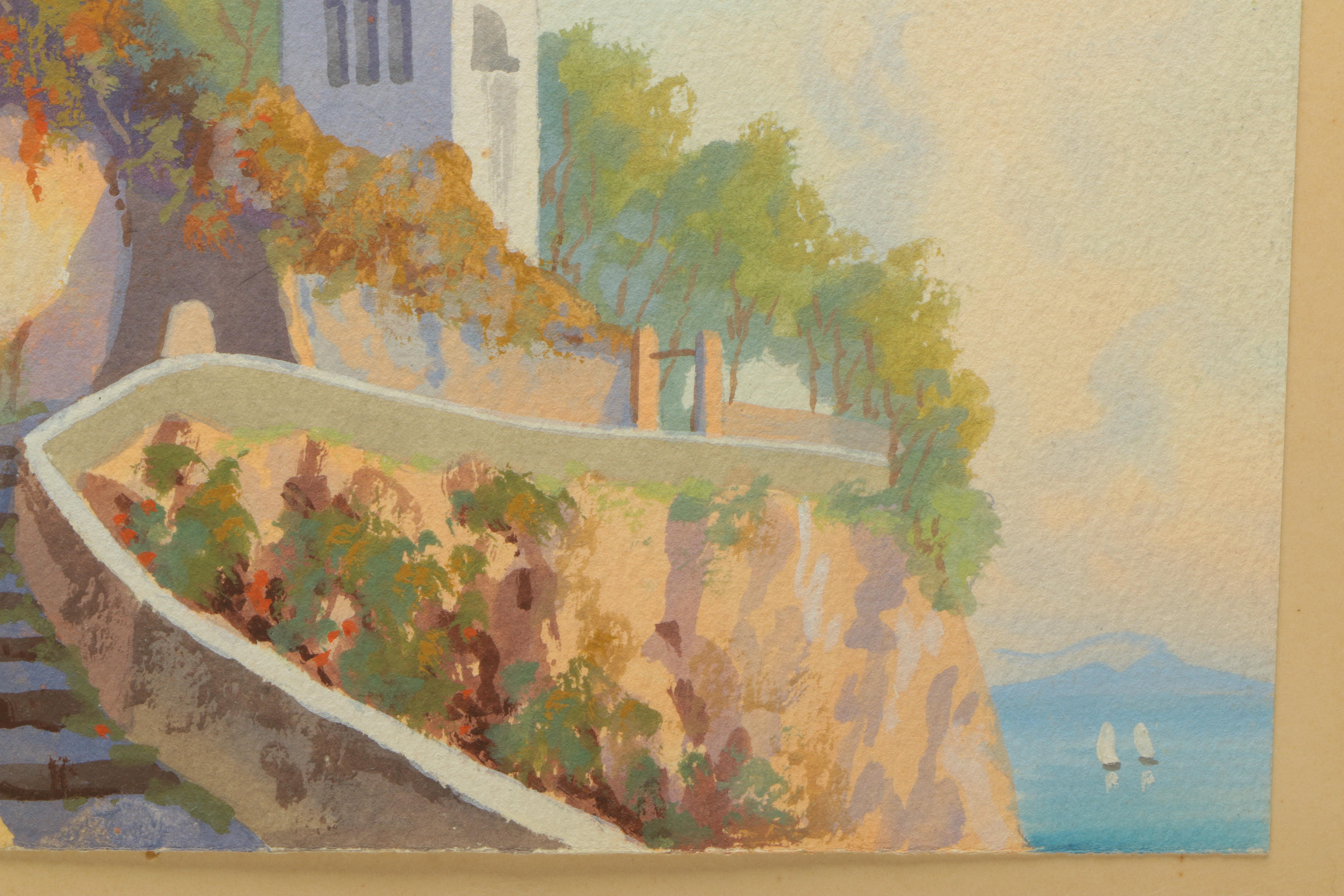 Collection of Lino Watercolor and Gouaches on Paper