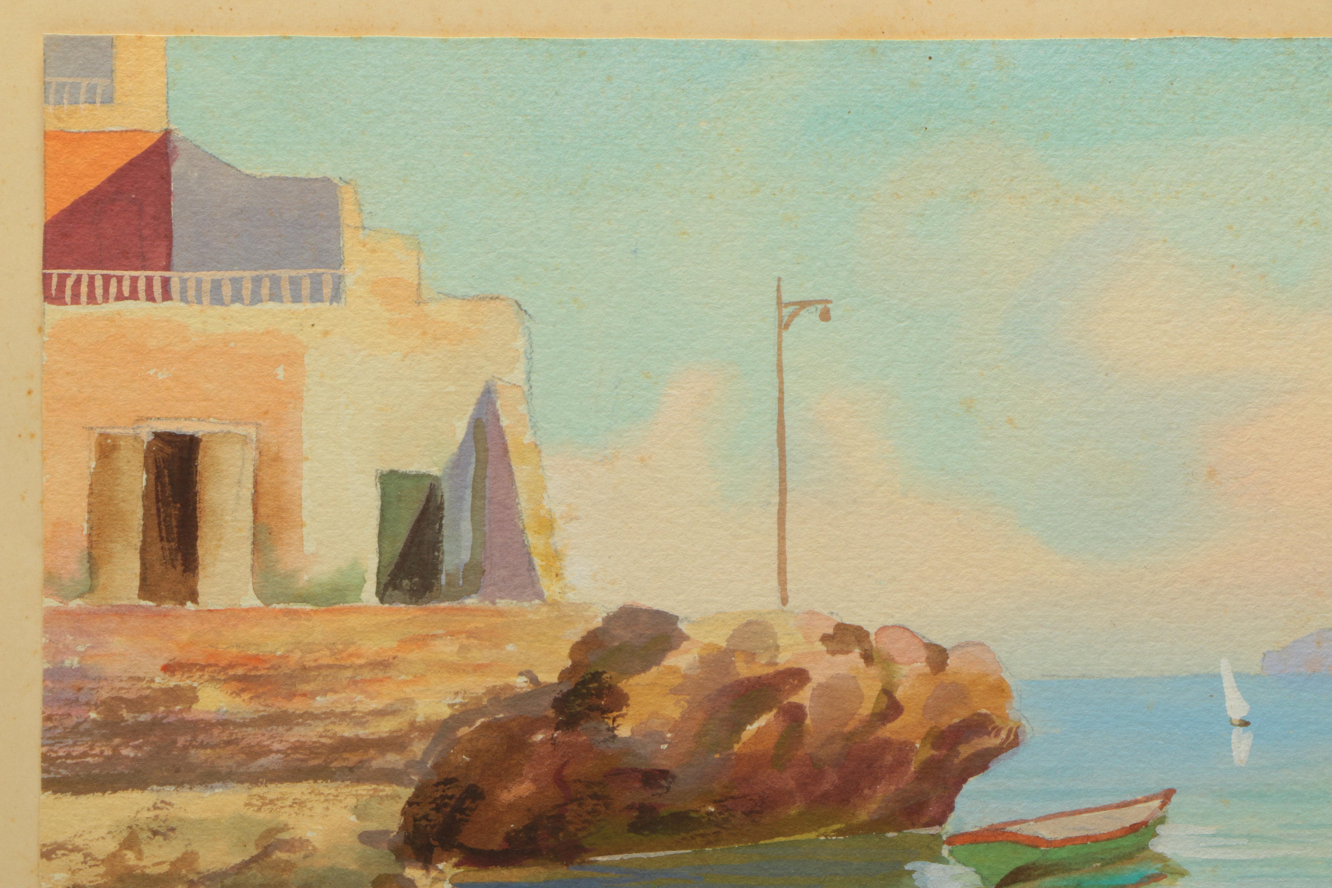 Collection of Lino Watercolor and Gouaches on Paper